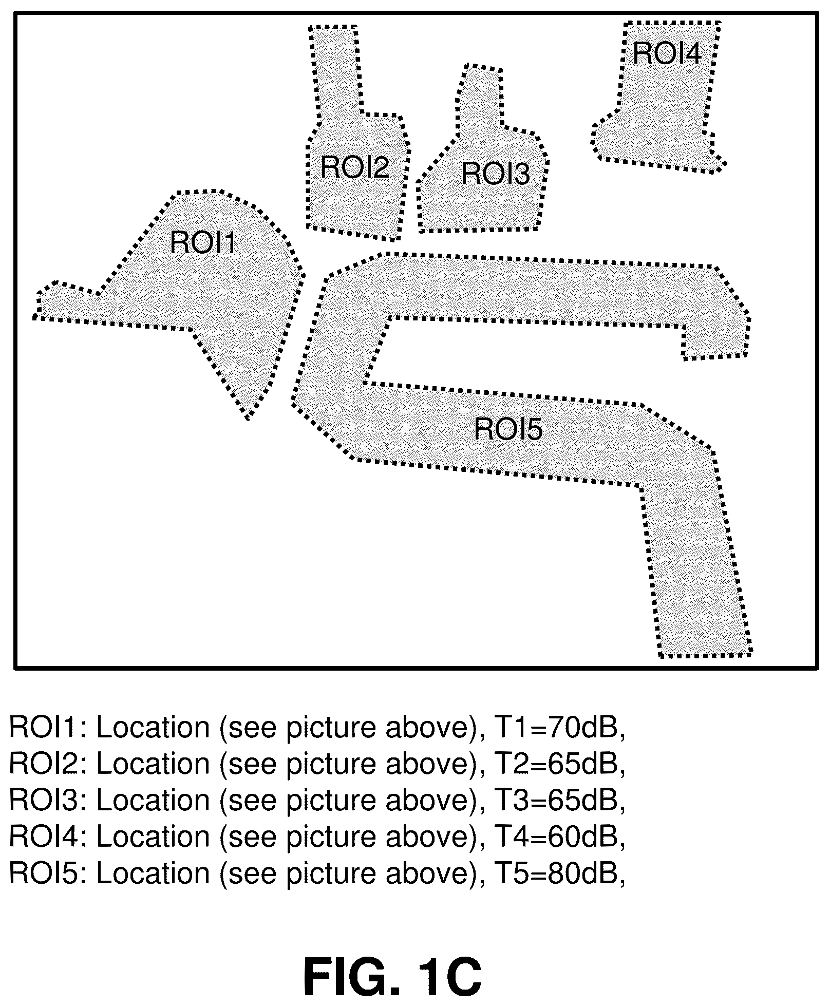 Patent US12306069 Figure 2 – Acoustic detection device and system with regions of interest