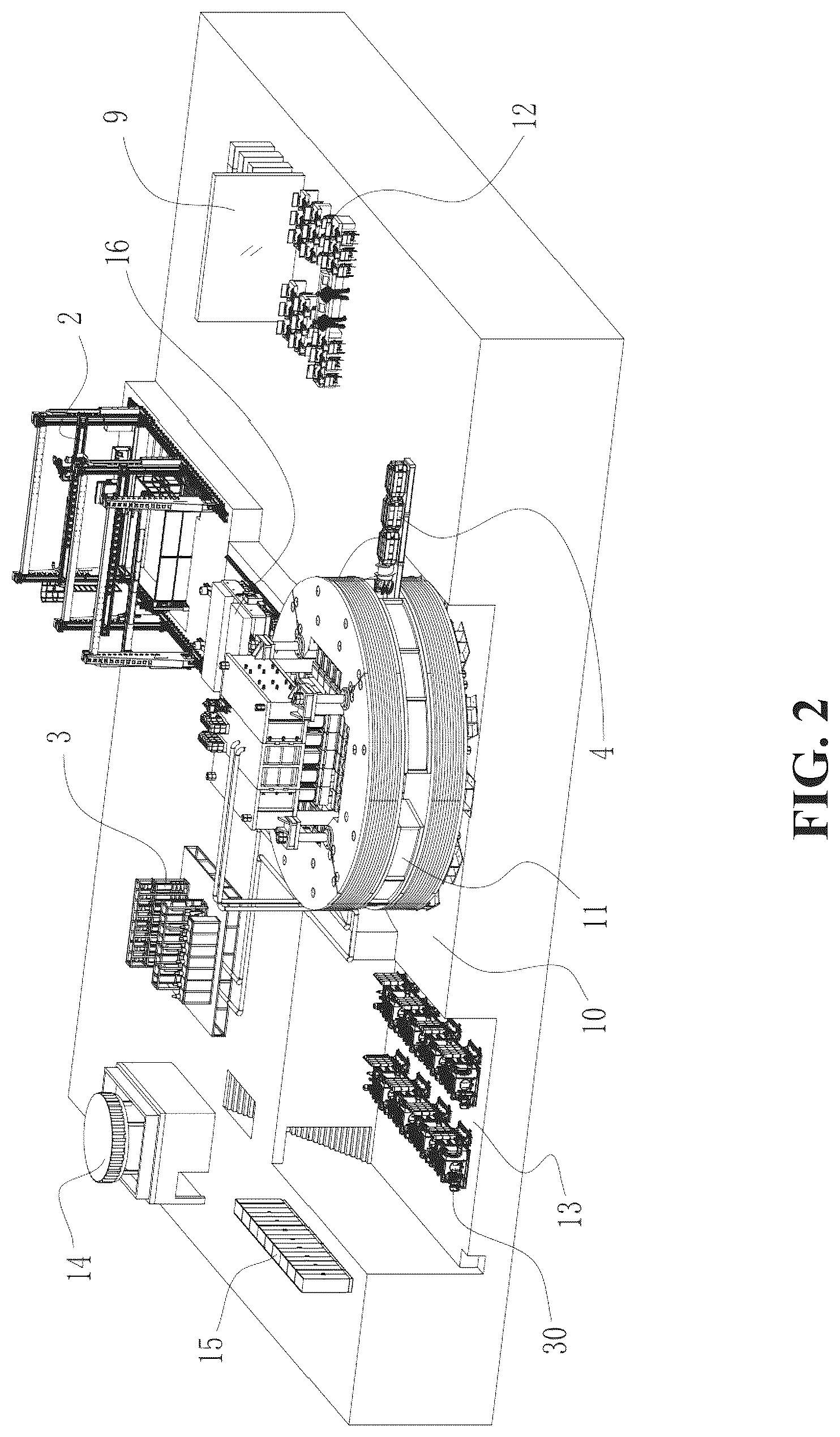 Patent US12306073 Figure 2 – Ultra-large physical simulation facility for deep engineering disasters