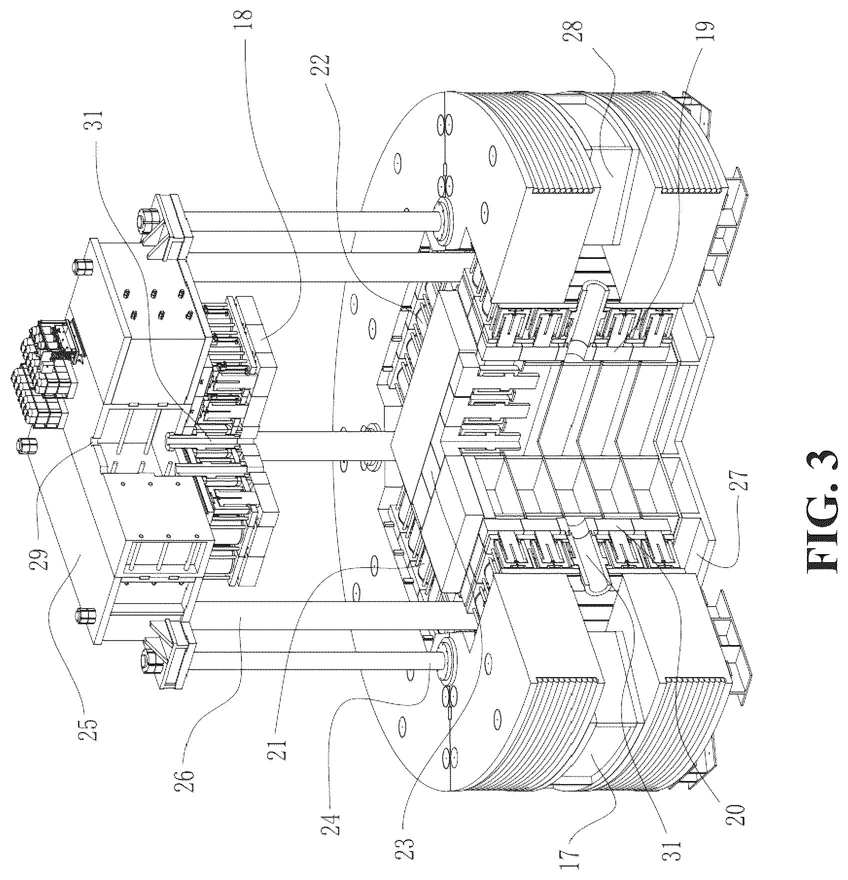 Patent US12306073 Figure 3 – Ultra-large physical simulation facility for deep engineering disasters