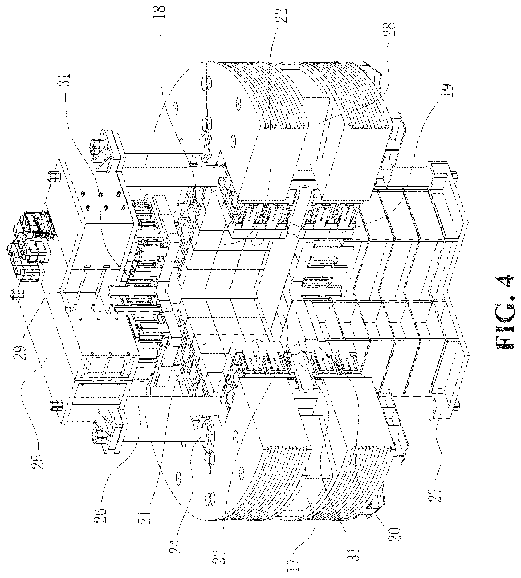 Patent US12306073 Figure 4 – Ultra-large physical simulation facility for deep engineering disasters