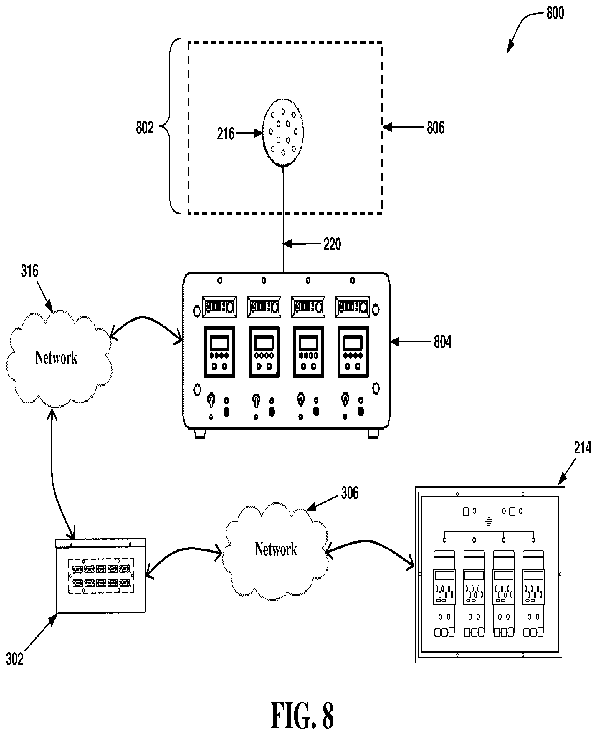 Patent US12306080 Figure 8 – Flow control modules that transmit desired flow rate