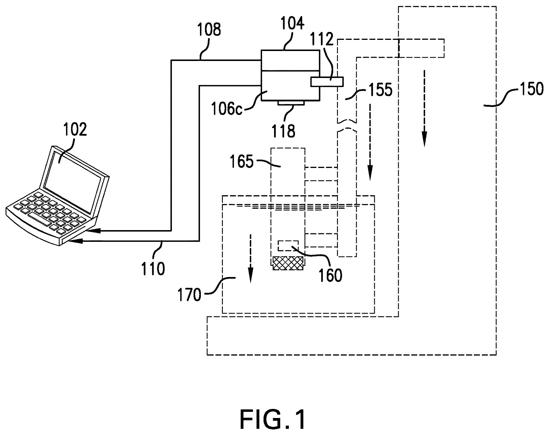Patent US12306082 Figure 1 – Apparatus and method for monitoring and recording disintegration times for pharmaceutical products