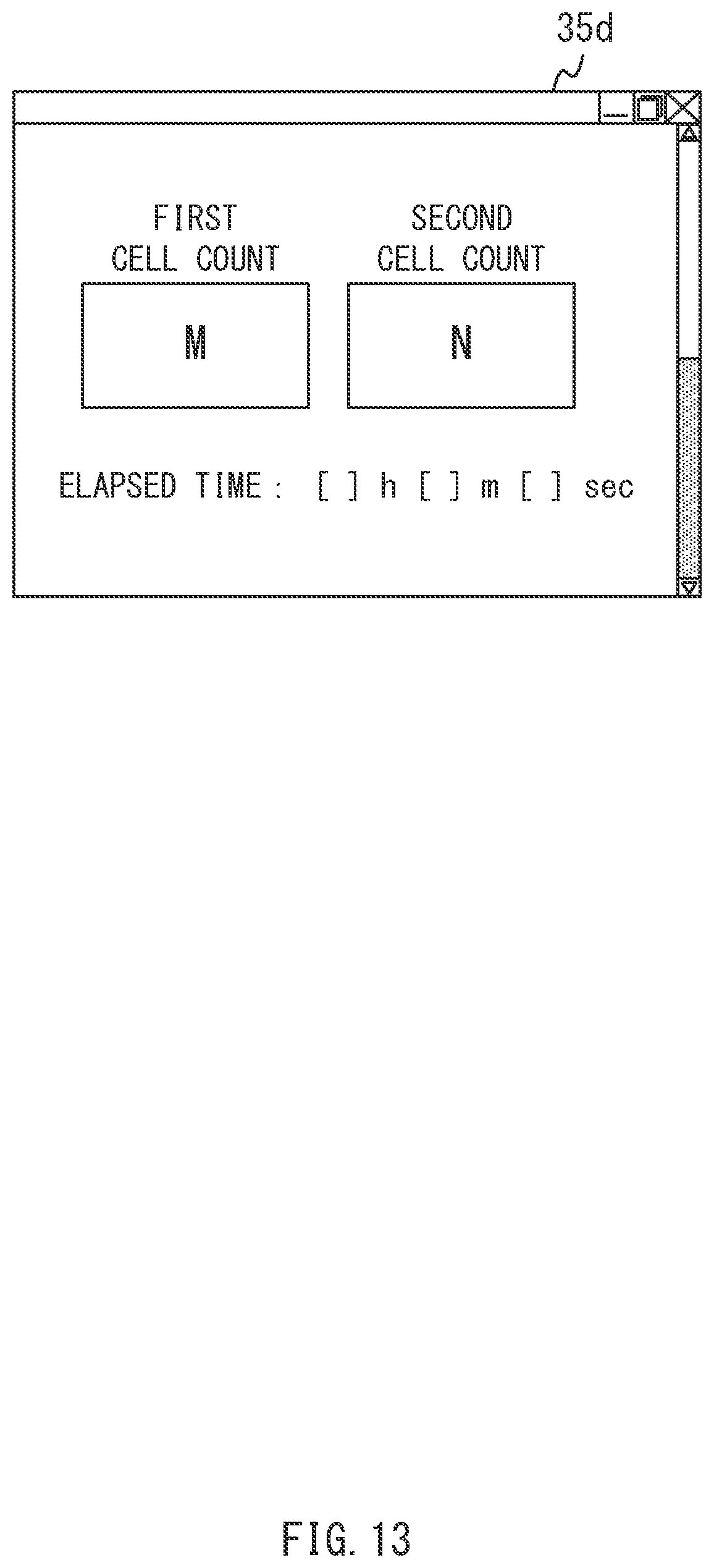 Patent US12306086 Figure 13 – Method for displaying cell count information, system, and computer-readable medium