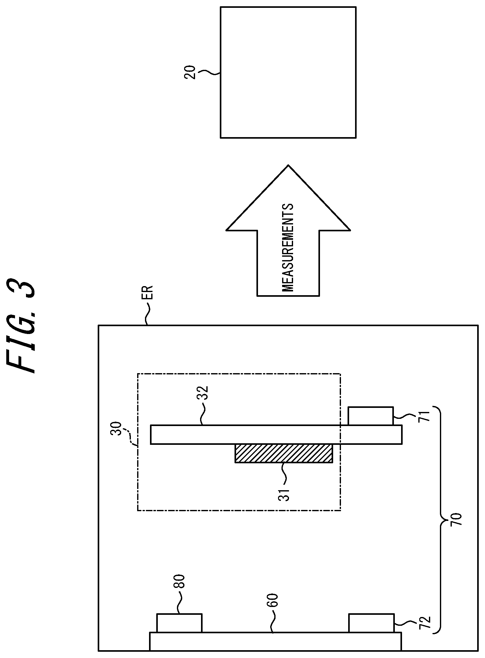 Patent US12306099 Figure 3 – Control apparatus, measuring instrument, and method of preventing condensation