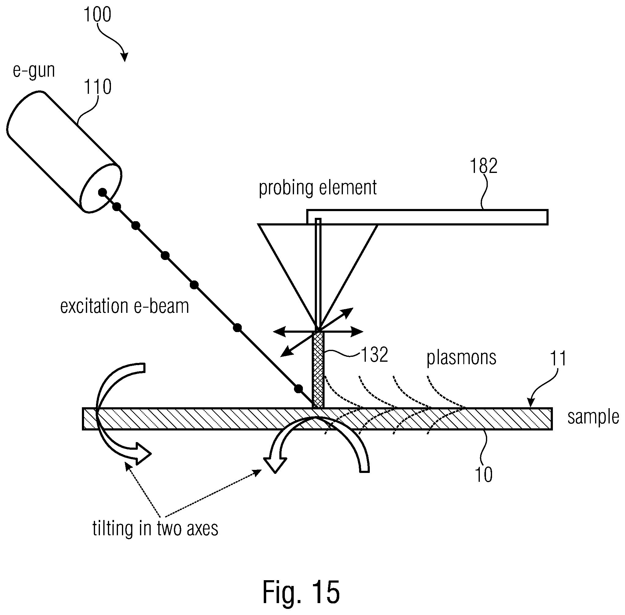 Patent US12306100 Figure 11 – Measurement system and method for obtaining information about a sample