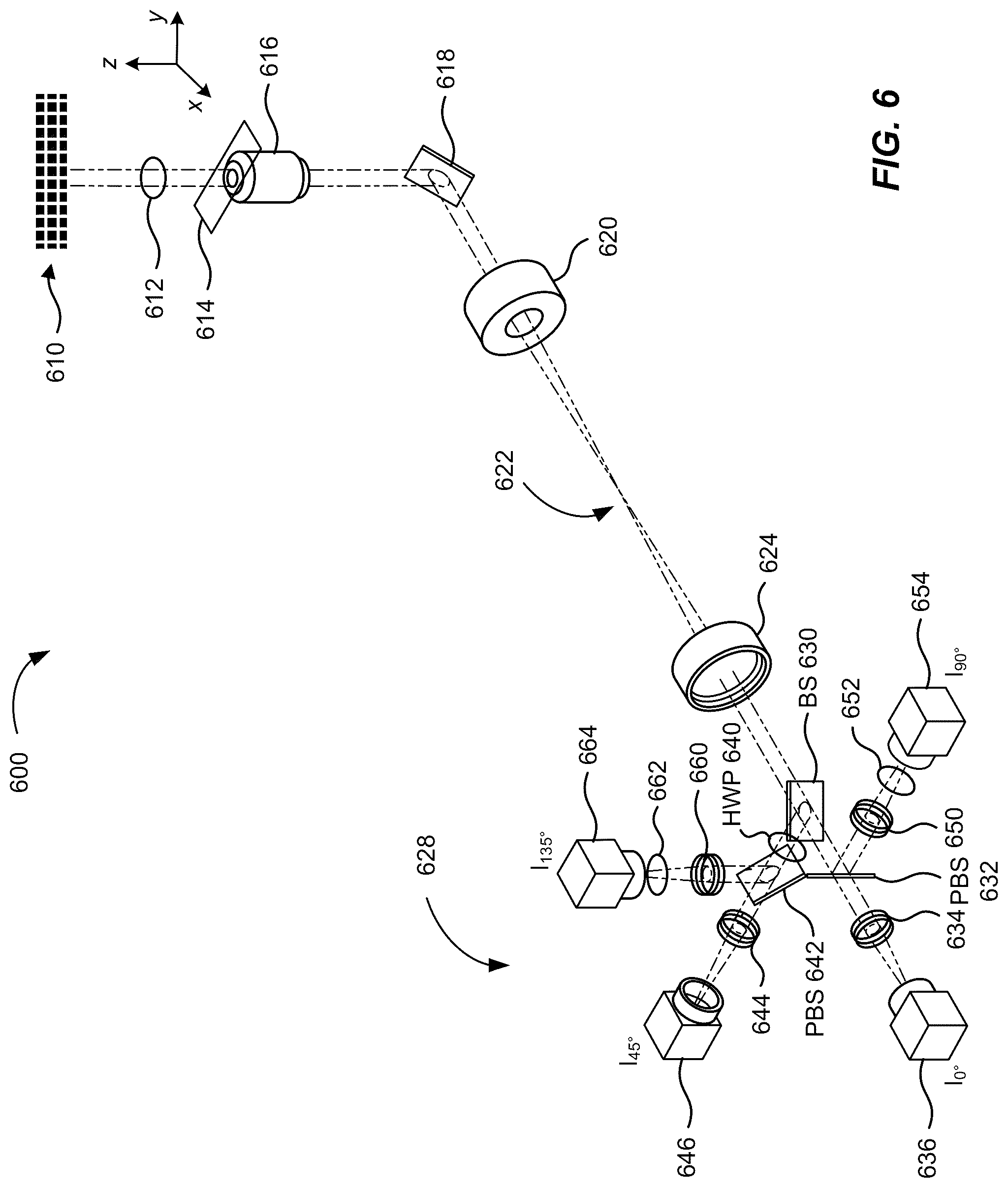 Patent US12306102 Figure 8 – Method and system for quantitative three dimensional measurement of density, anisotropy, and orientation without label