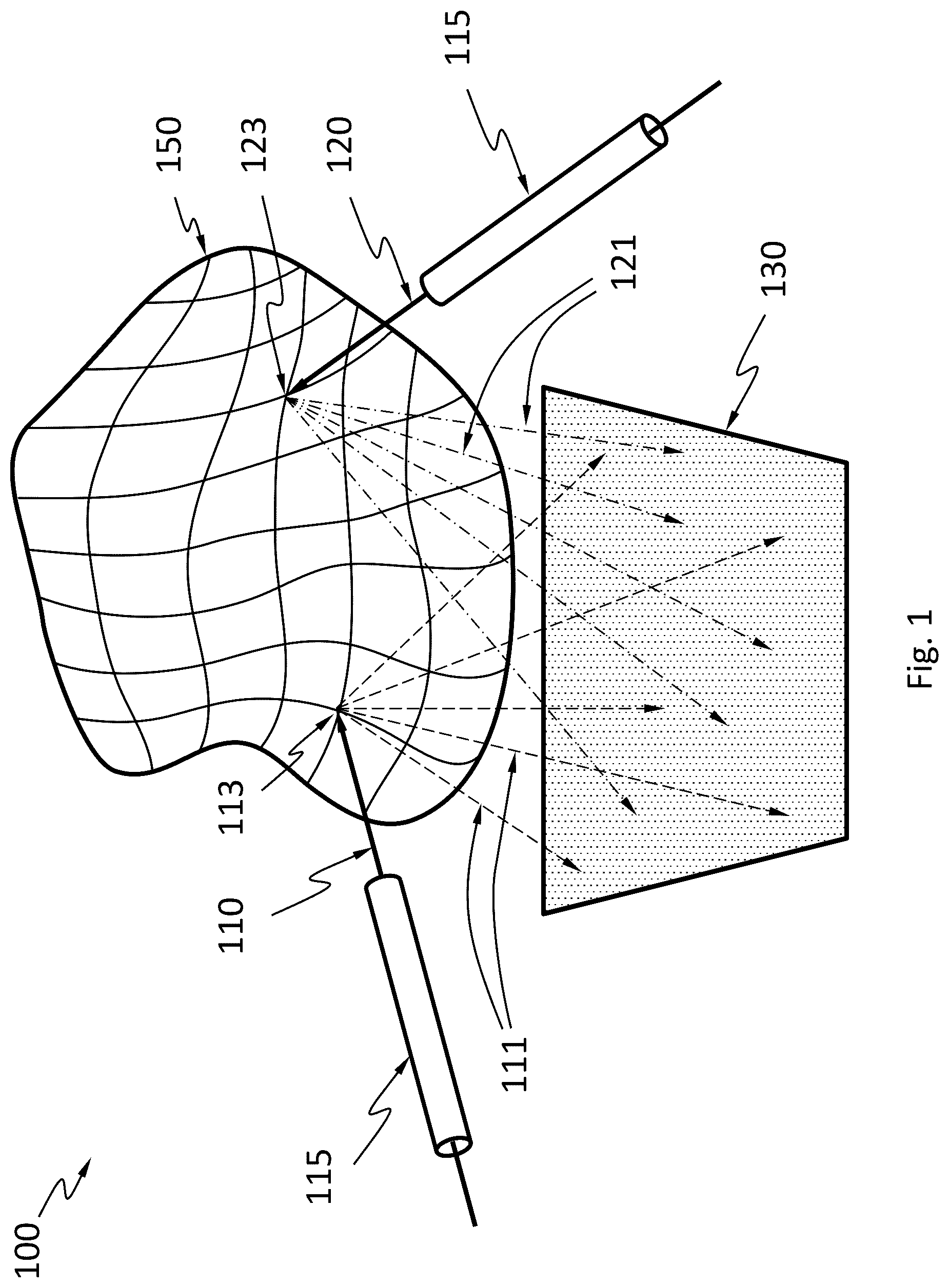Patent US12306118 — Backscatter X-ray system — Figure 1