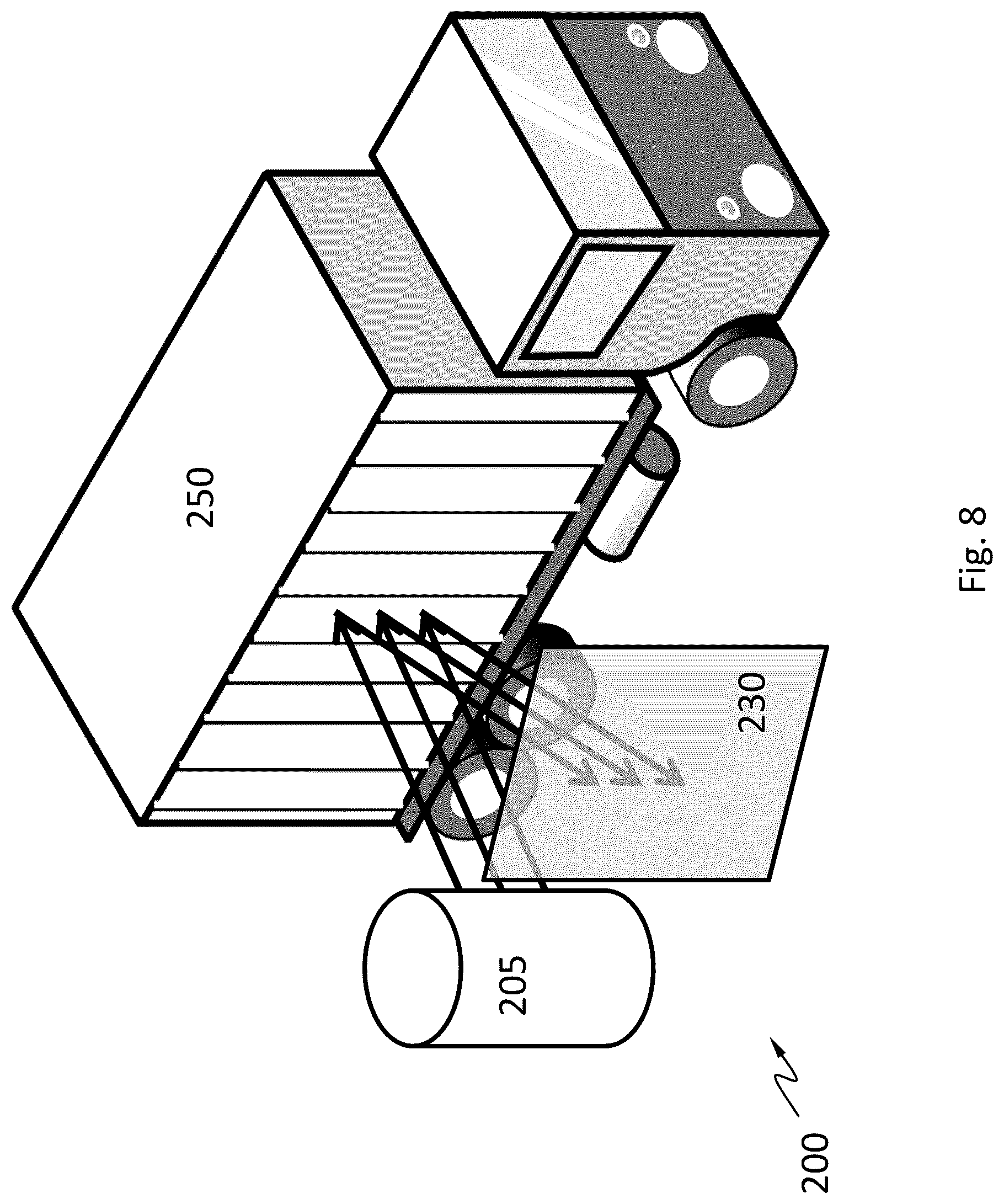 Patent US12306118 Figure 12 – Backscatter X-ray system