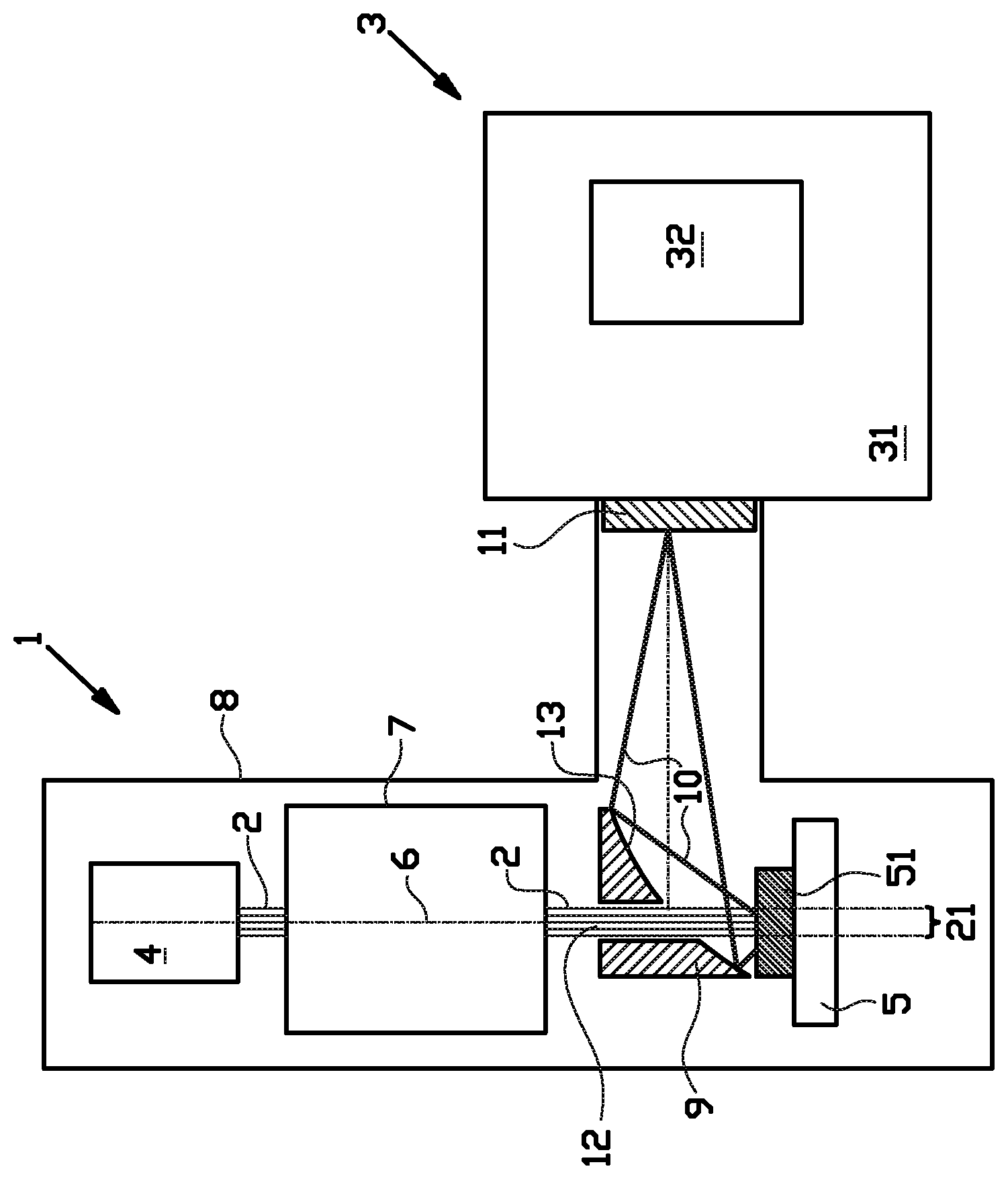 Patent US12306121 Figure 1 – Method and apparatus for inspecting a sample by means of multiple charged particle beamlets