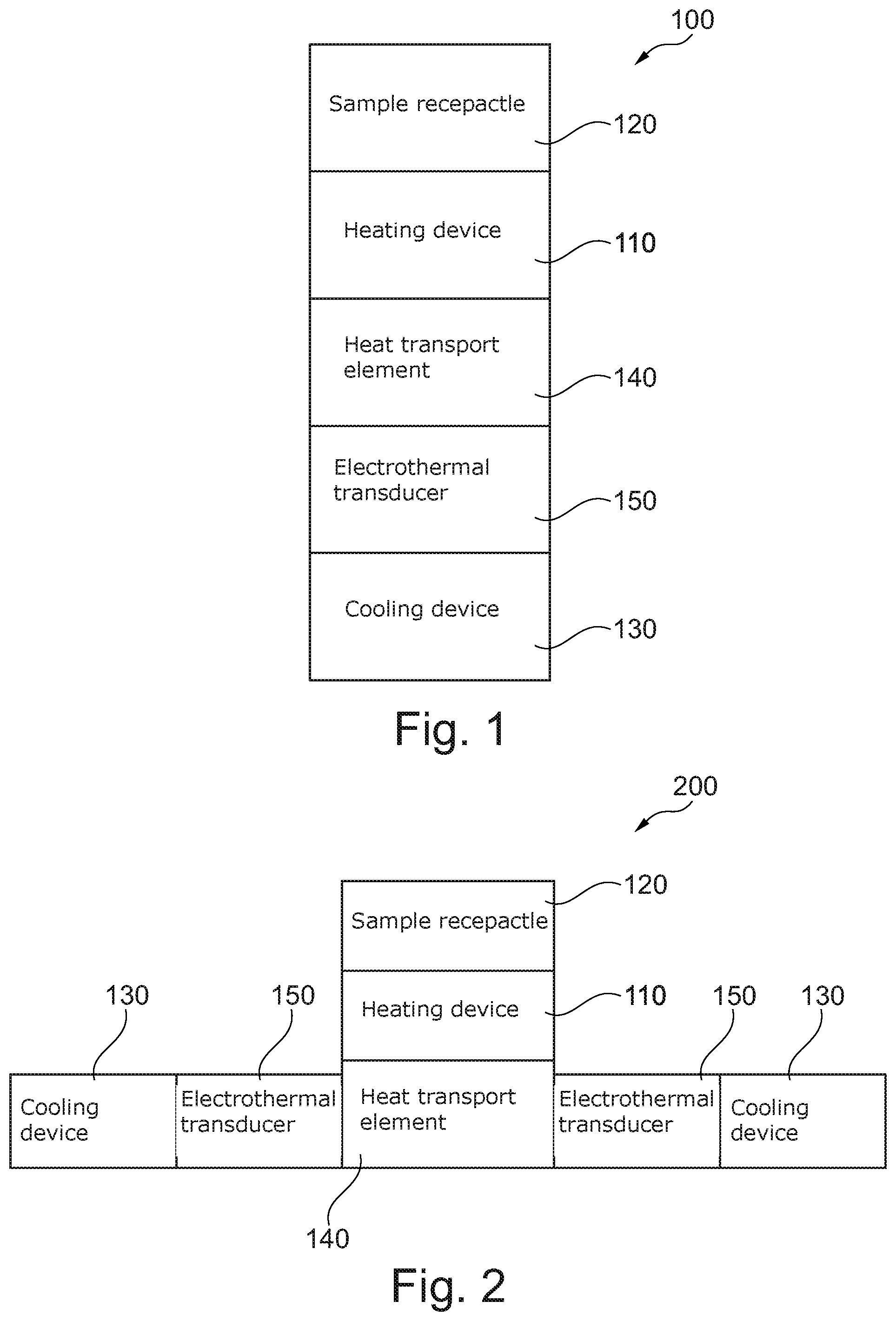 Patent US12306124 Figure 1 – Measuring device having an electrothermal transducer for adjusting a thermal resistance, and method of operating the same