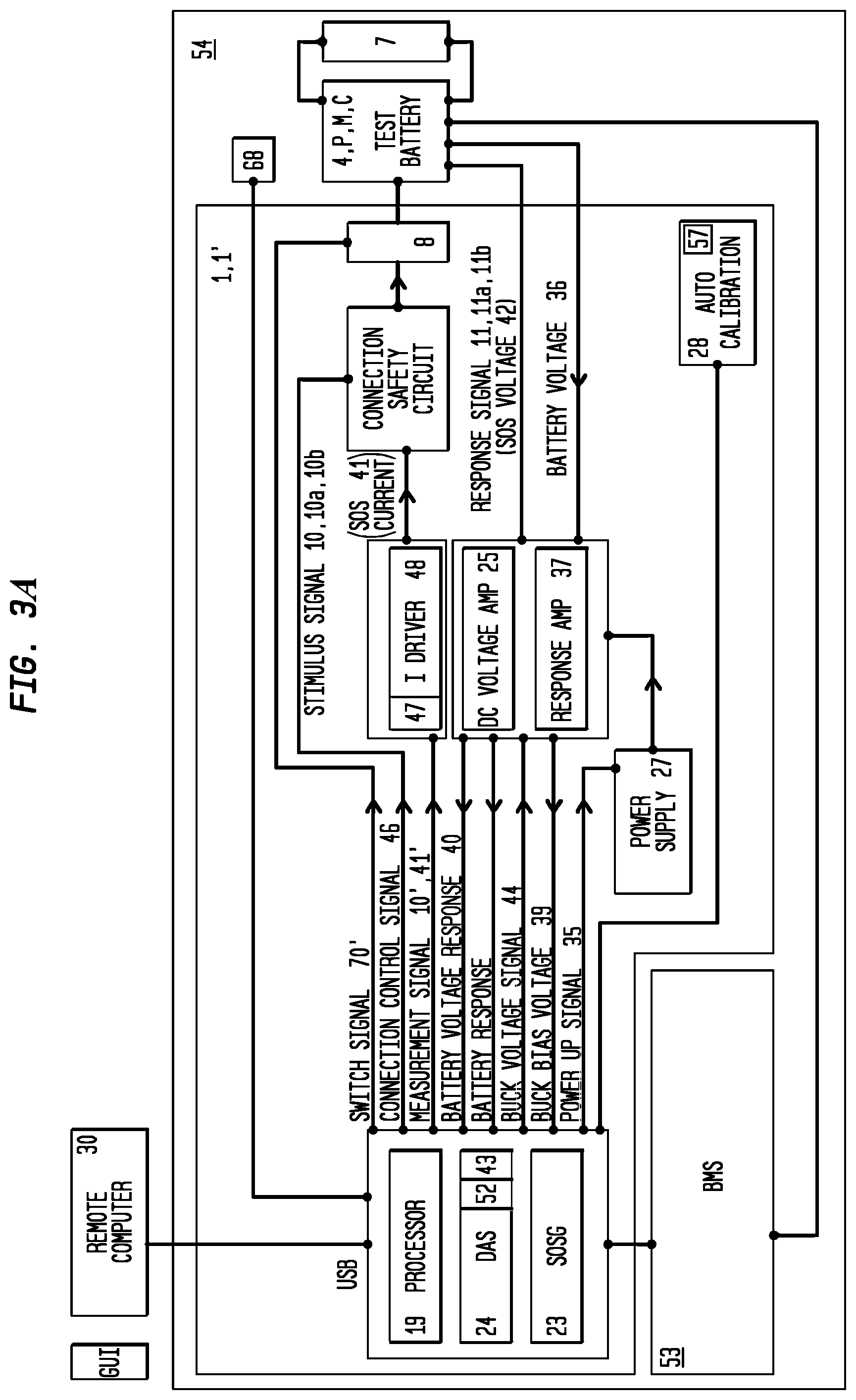 Patent US12306125 Figure 3 – Multispectral impedance measurements across strings of interconnected cells
