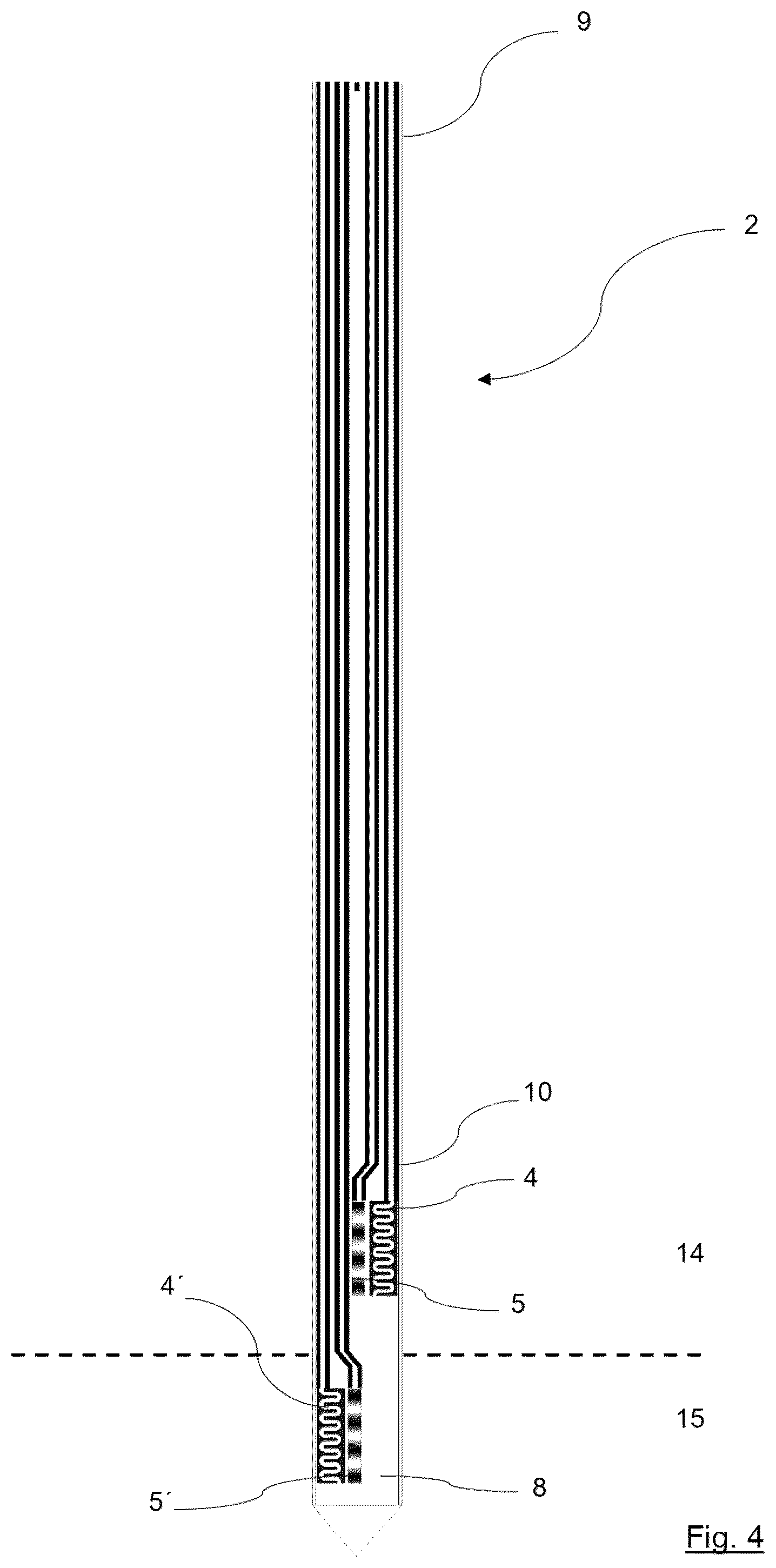 Patent US12306129 Figure 4 – System for measuring temperature and moisture of air and soil with wireless data transmission and method of its production