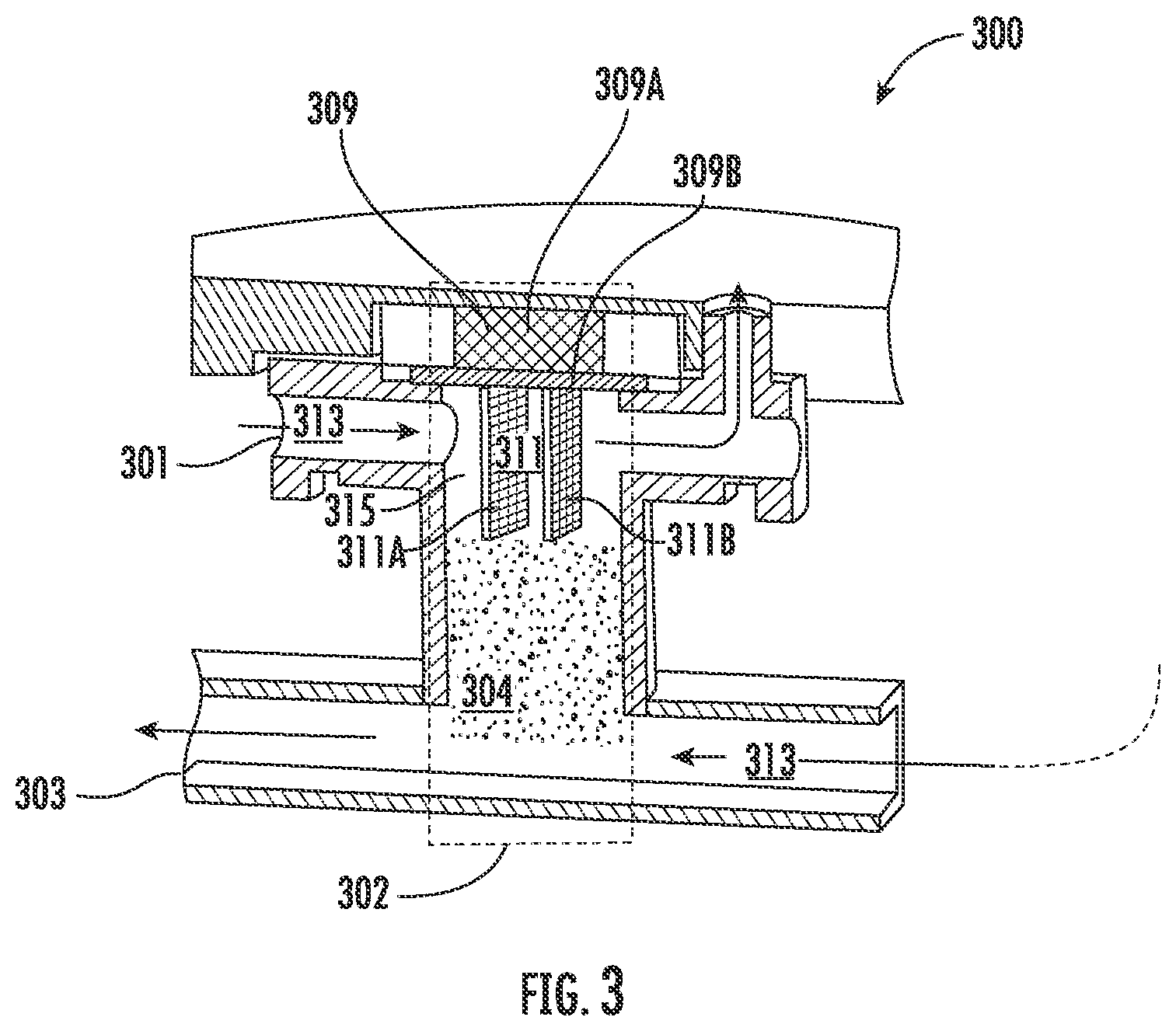 Patent US12306134 Figure 3 – Methods, apparatuses, and systems providing dehumidification for gas detecting components