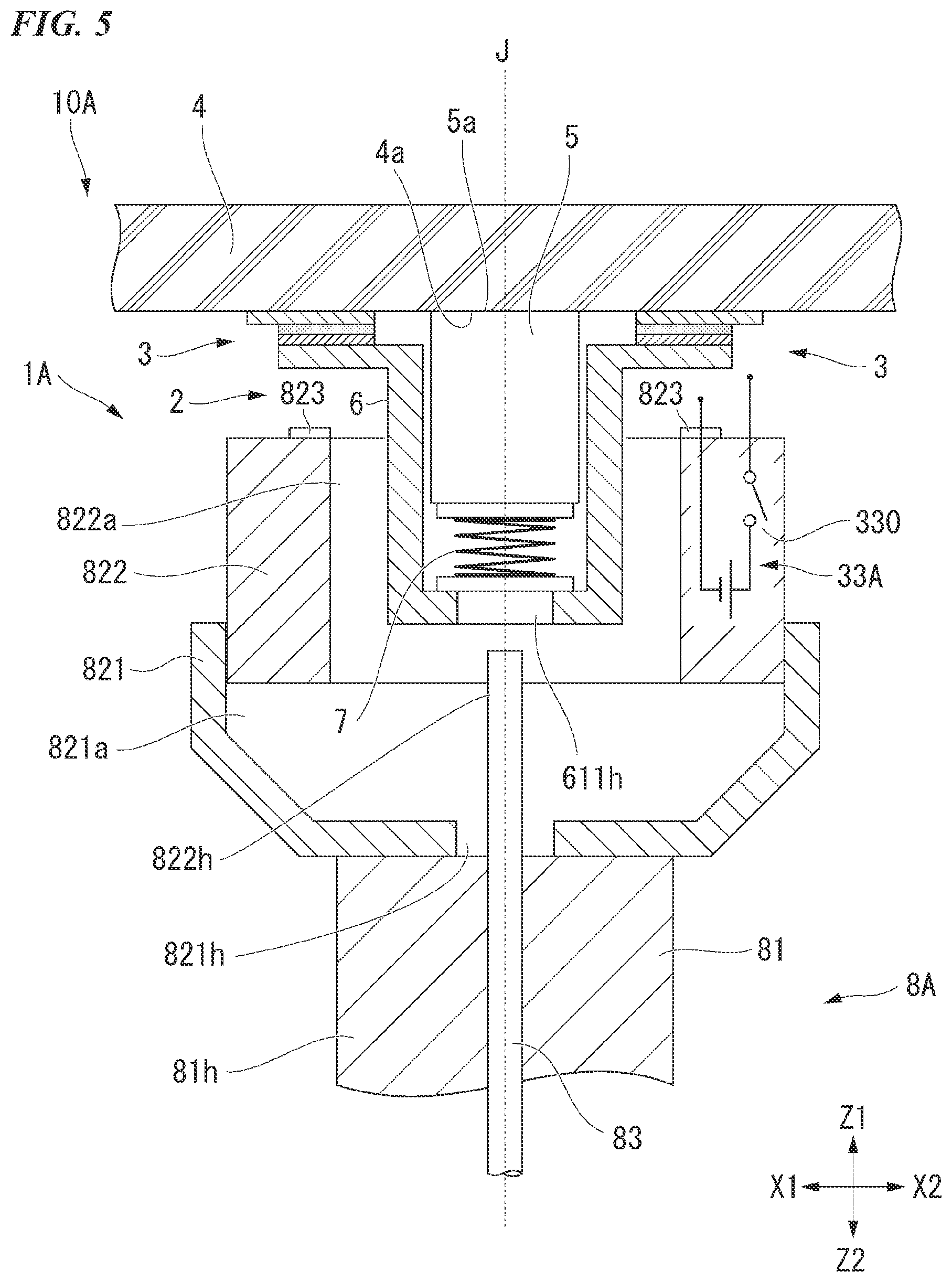 Patent US12306139 Figure 5 – Sensor module, sensor module installation device, and mounting method of sensor module