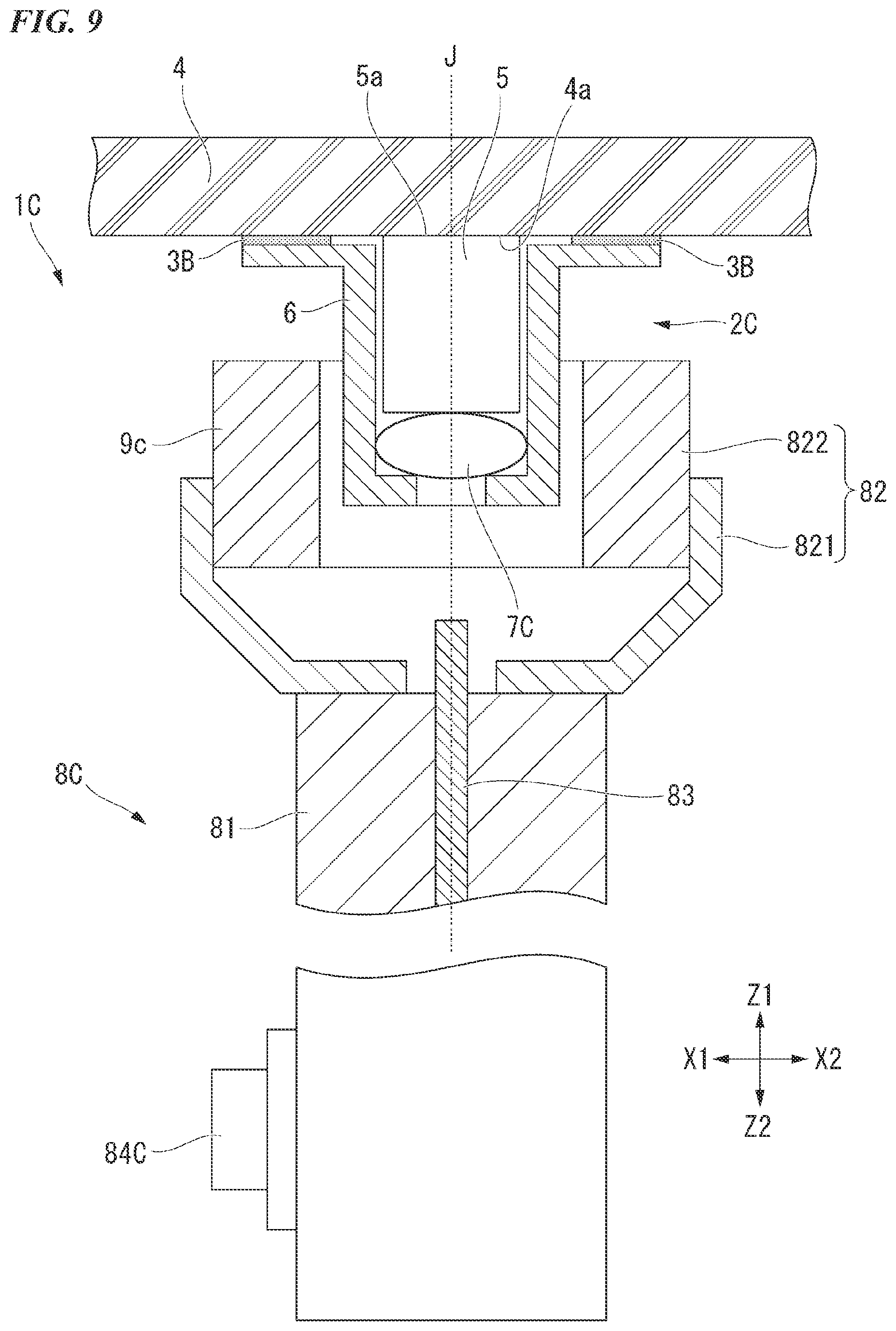 Patent US12306139 Figure 9 – Sensor module, sensor module installation device, and mounting method of sensor module