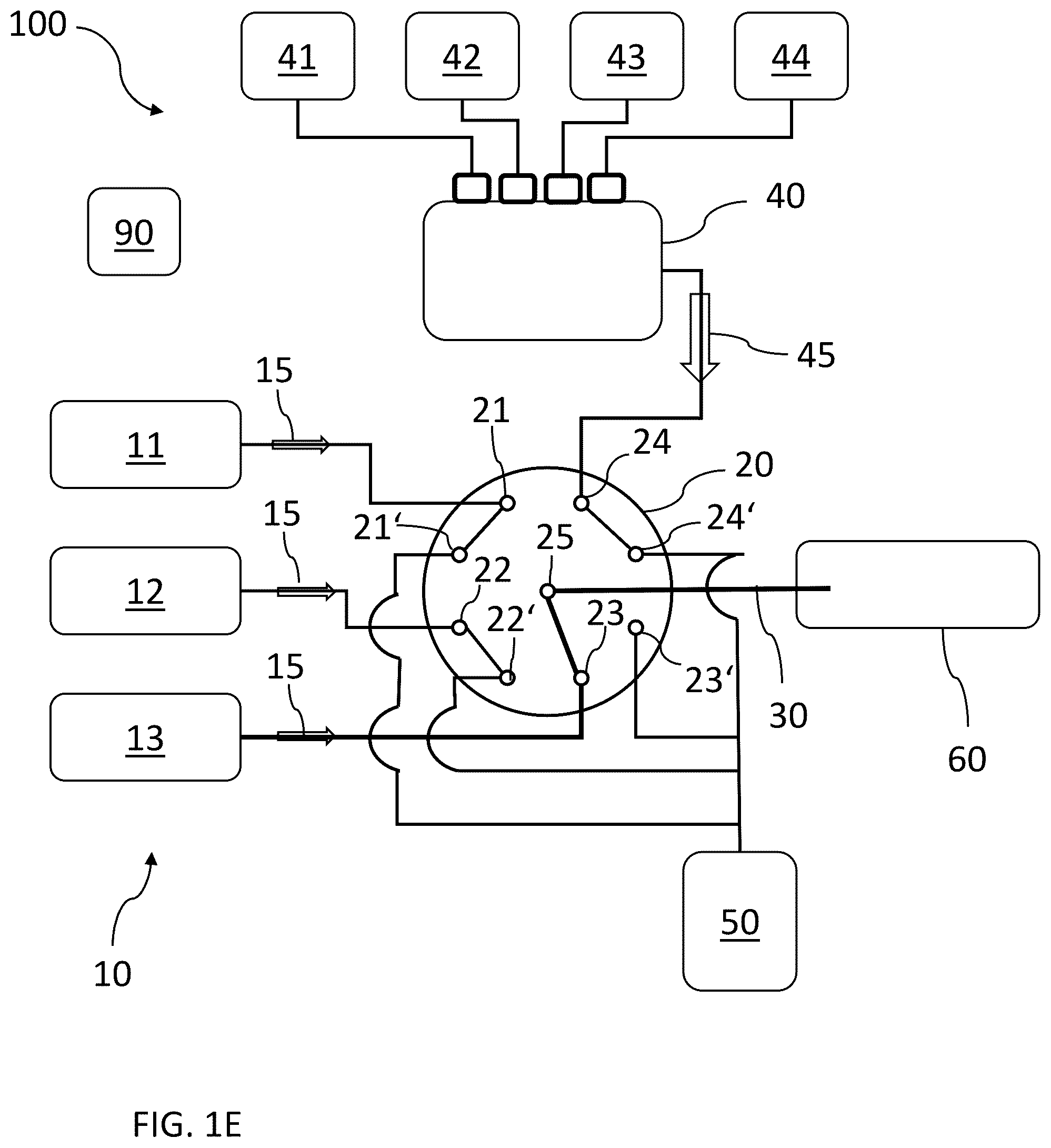 Patent US12306147 Figure 5 – Analytical system and method including switching between liquid chromatography fluidic streams