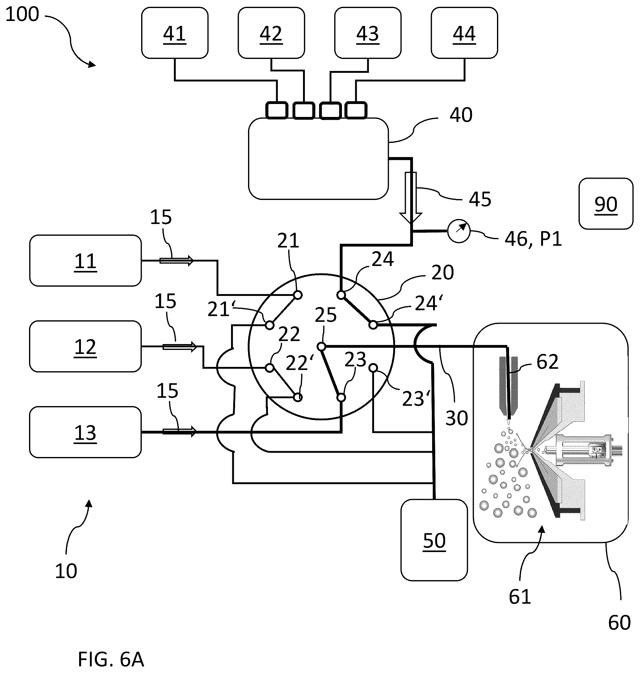 Patent US12306147 Figure 10 – Analytical system and method including switching between liquid chromatography fluidic streams