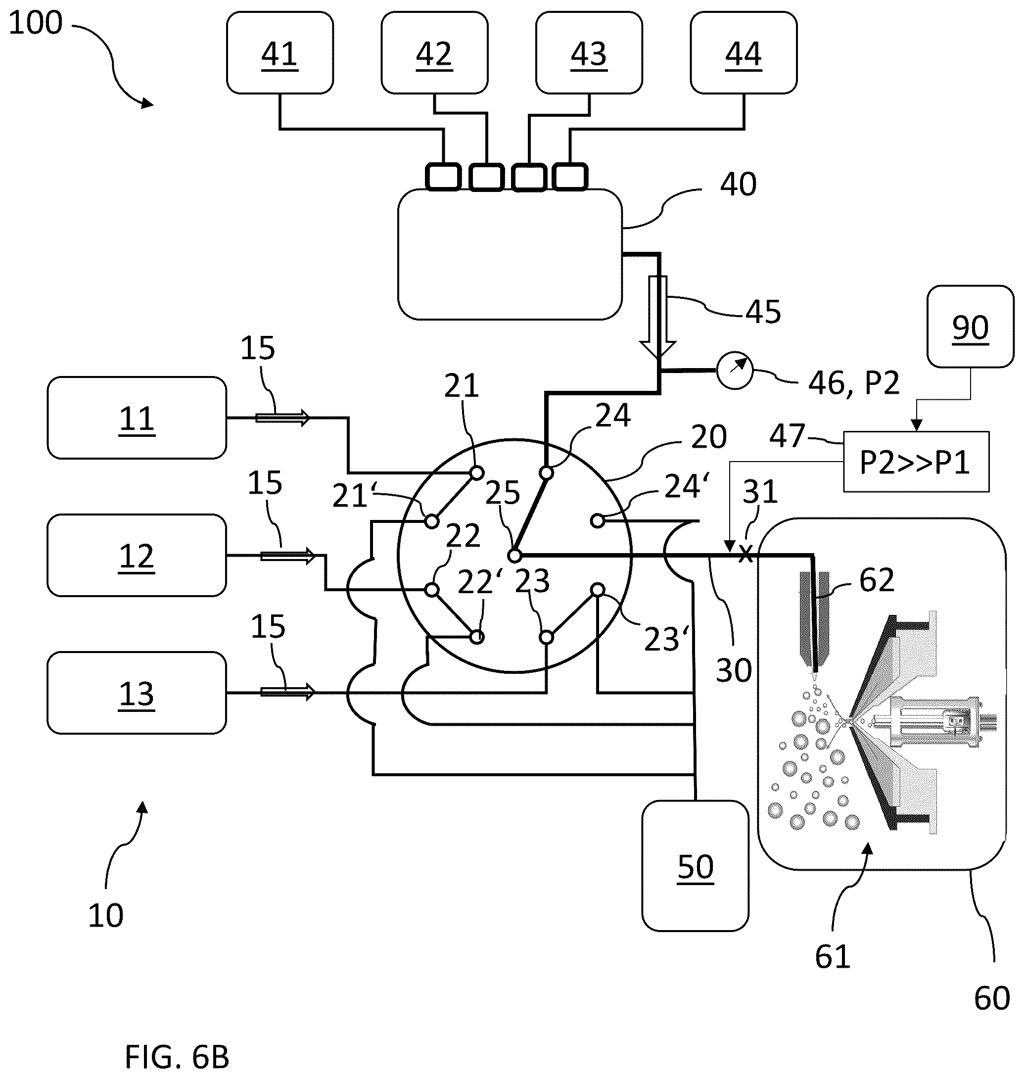 Patent US12306147 Figure 11 – Analytical system and method including switching between liquid chromatography fluidic streams