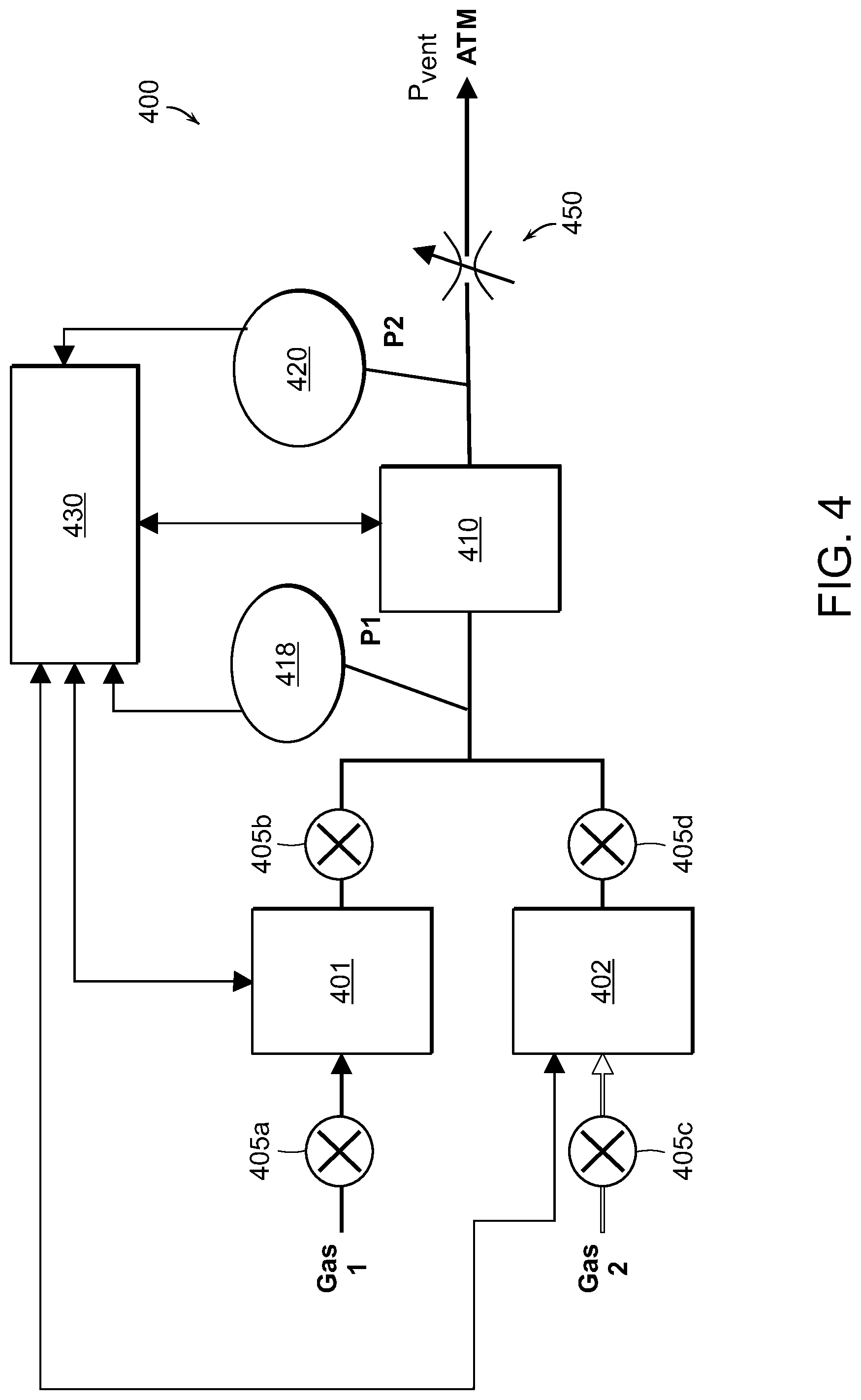 Patent US12306160 Figure 4 – Binary gas purity analyzer