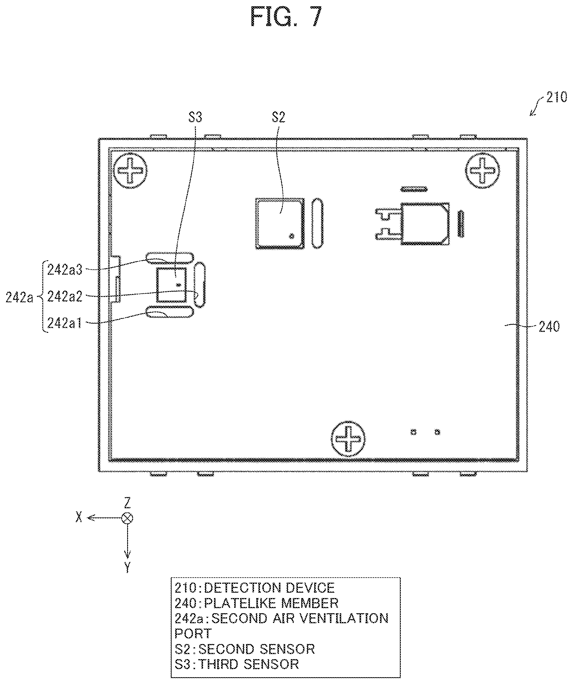 Patent US12306161 Figure 7 – Detection device and electronic apparatus