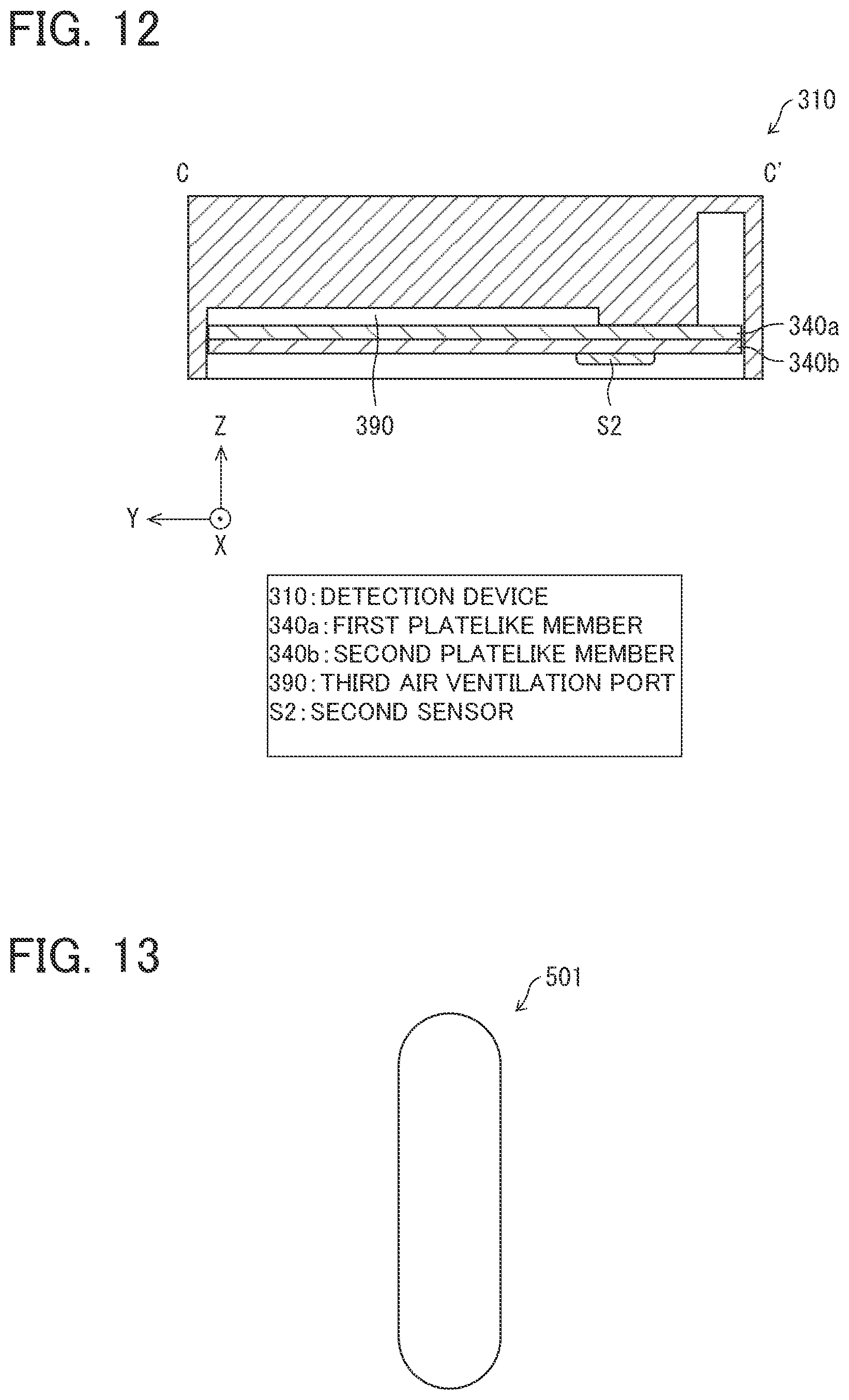Patent US12306161 Figure 12 – Detection device and electronic apparatus