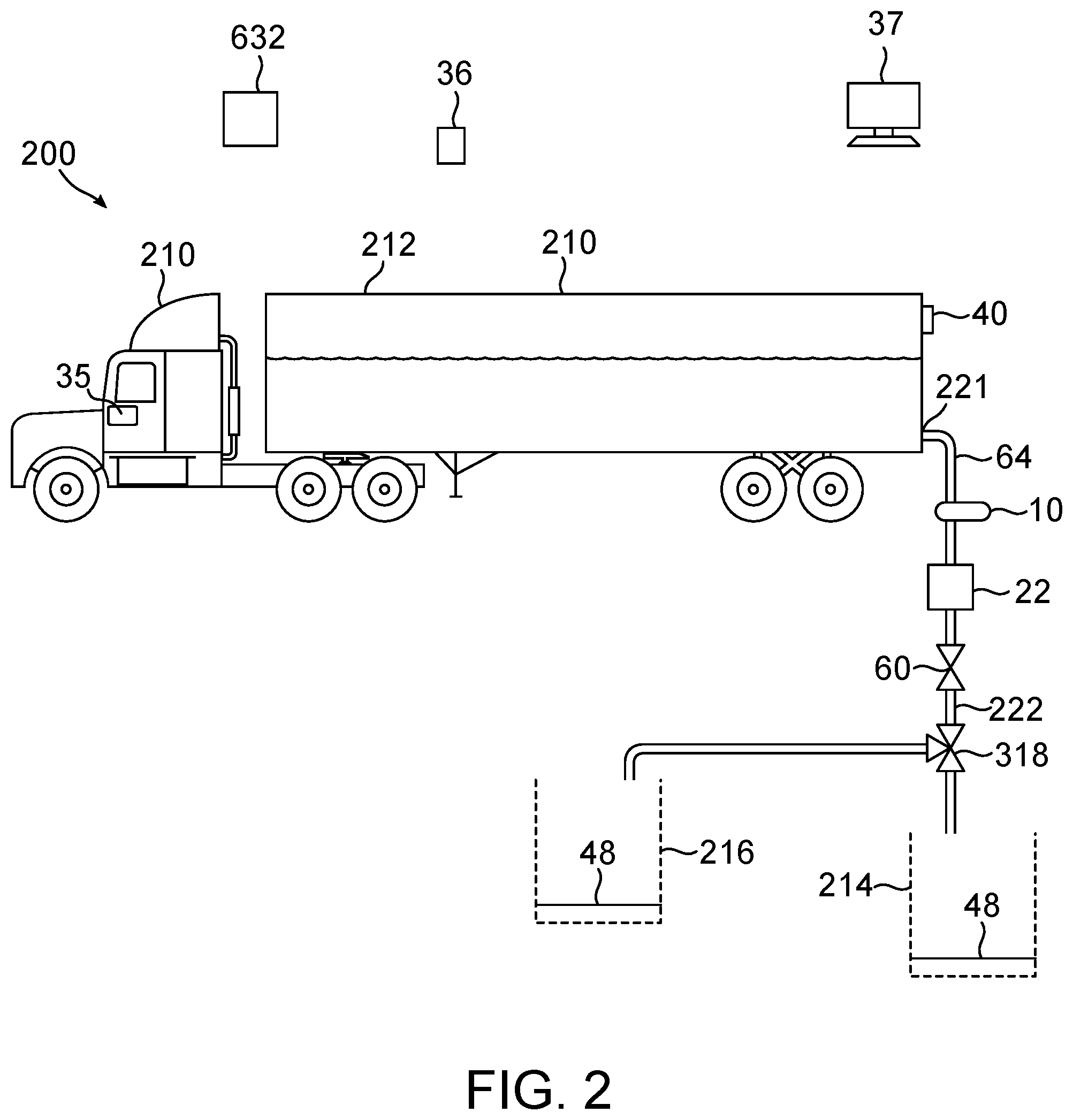 Patent US12306168 Figure 2 – Hydrocarbon condensate detection and control