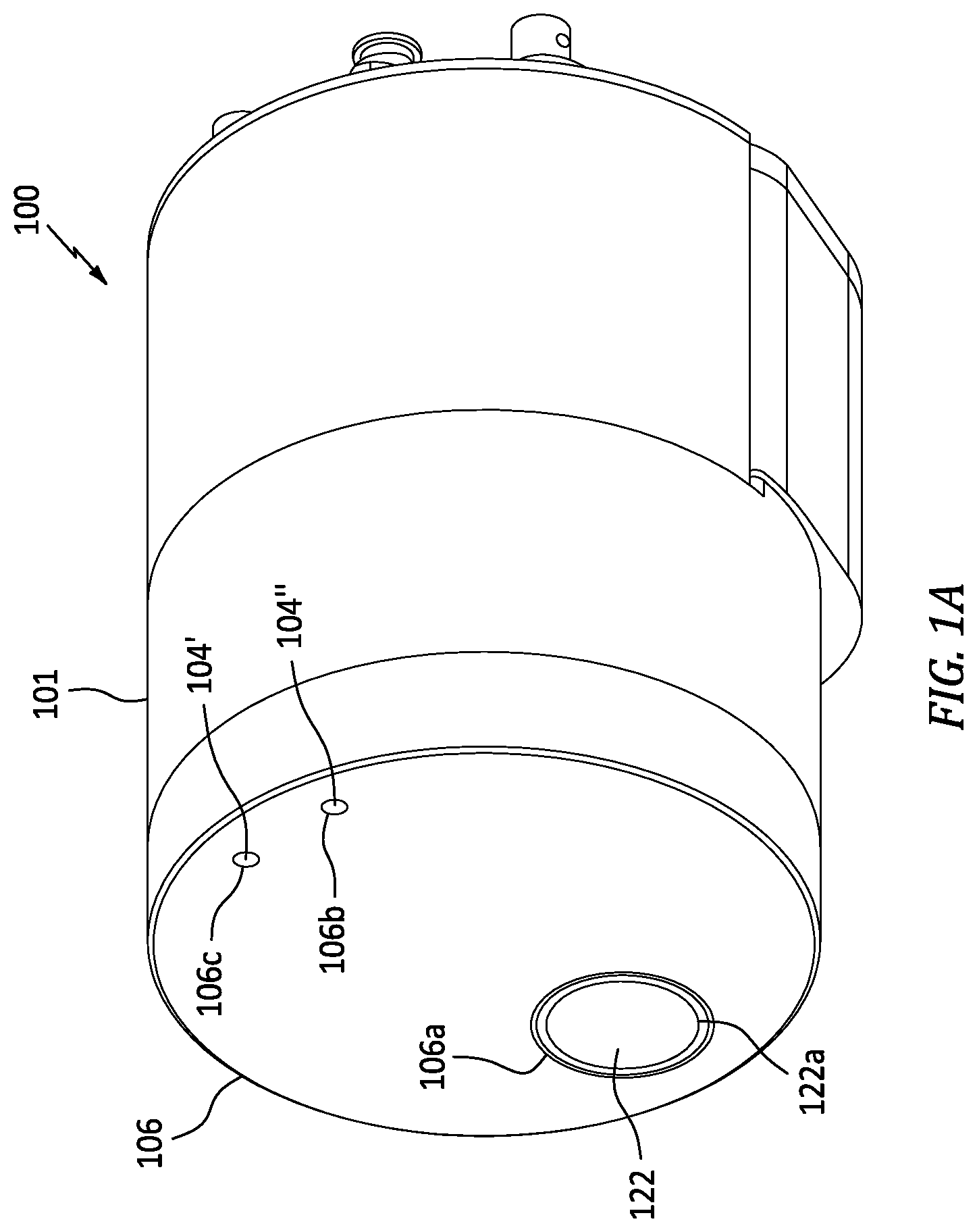 Patent US12306170 Figure 1 – Techniques for monitoring slump characteristic of concrete in a rotating container or drum