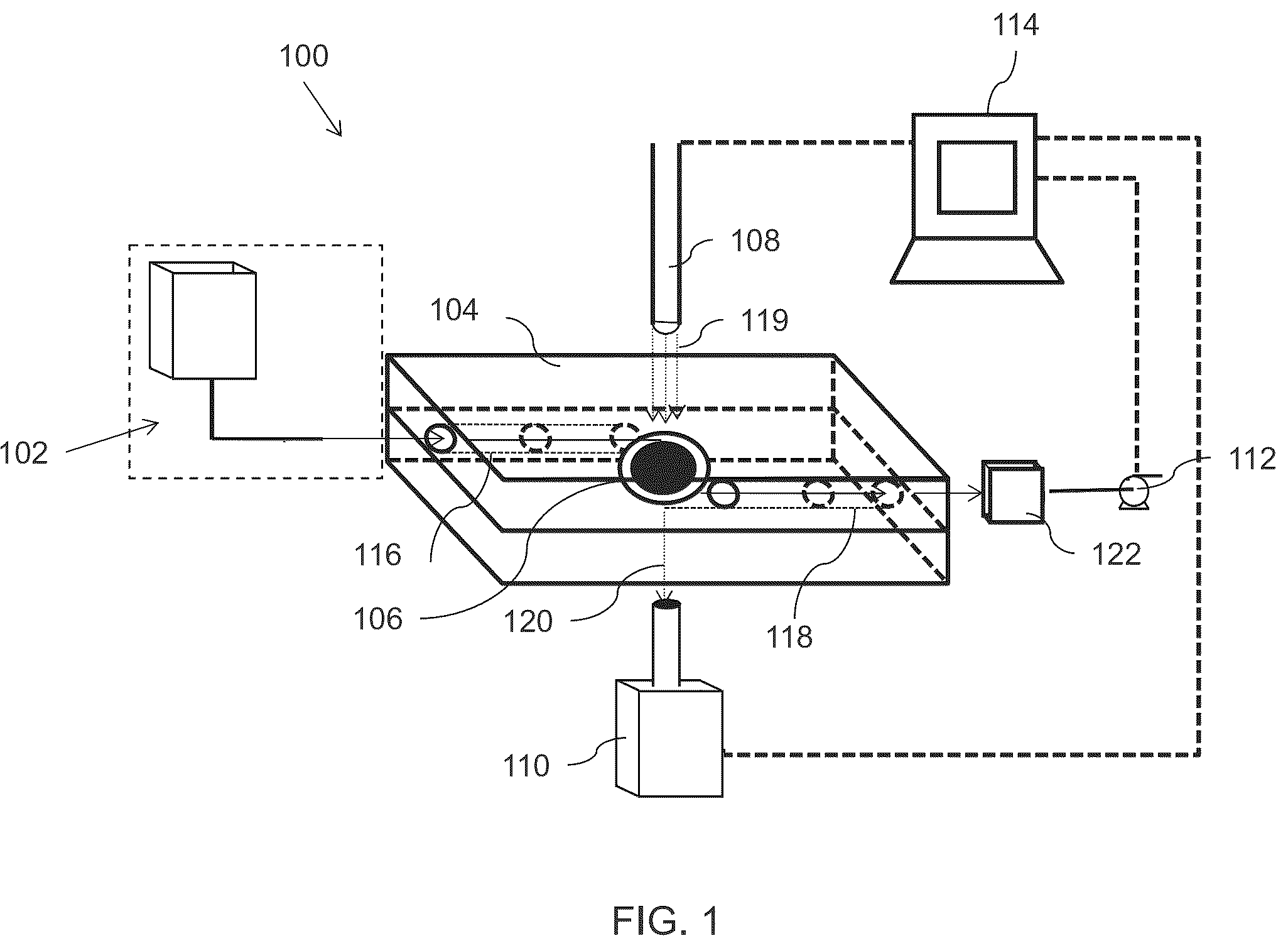 Patent US12306181 Figure 1 – Self-referencing sensor for chemical detection