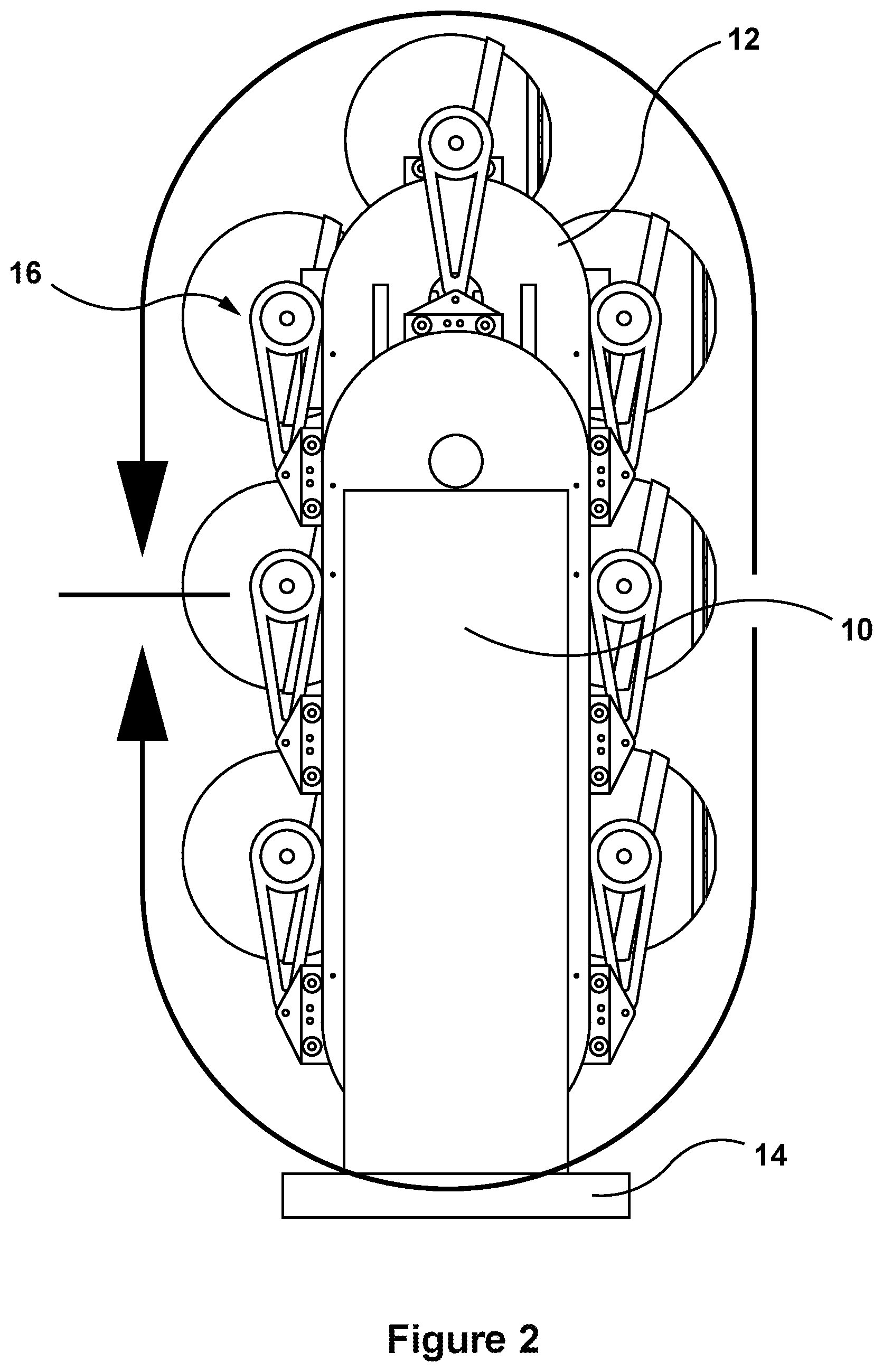 Patent US12306198 Figure 2 – Carousel for modular biologic production units