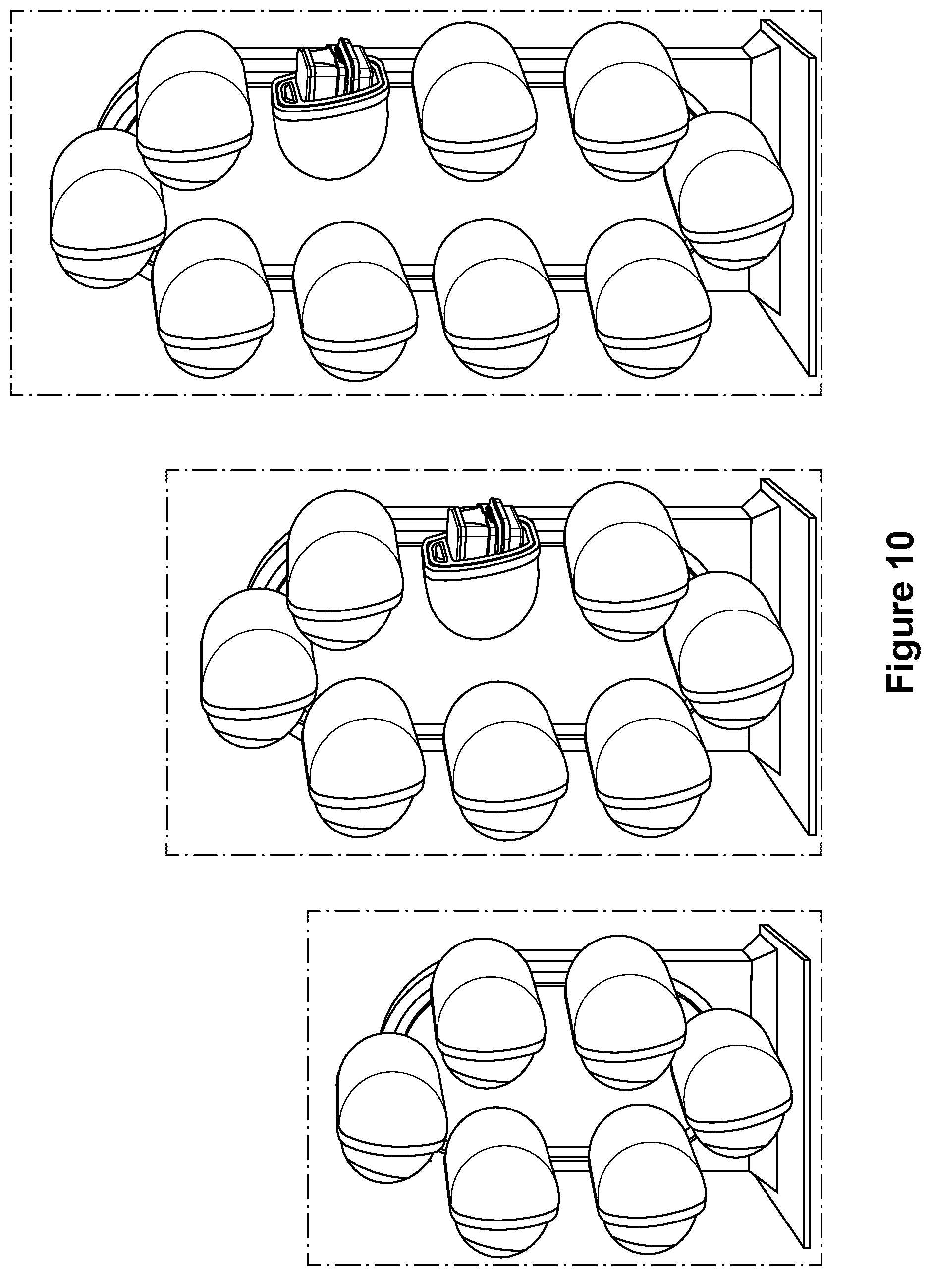 Patent US12306198 Figure 10 – Carousel for modular biologic production units