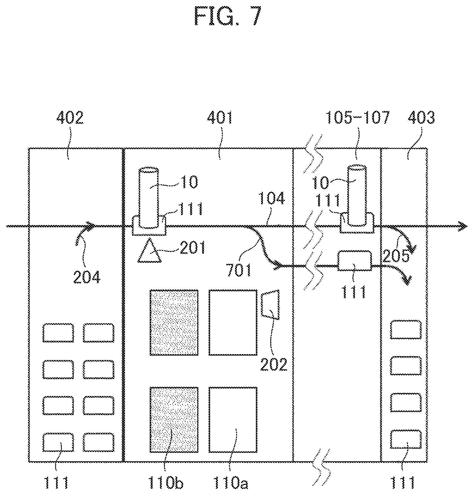 Patent US12306199 Figure 7 – Specimen processing system