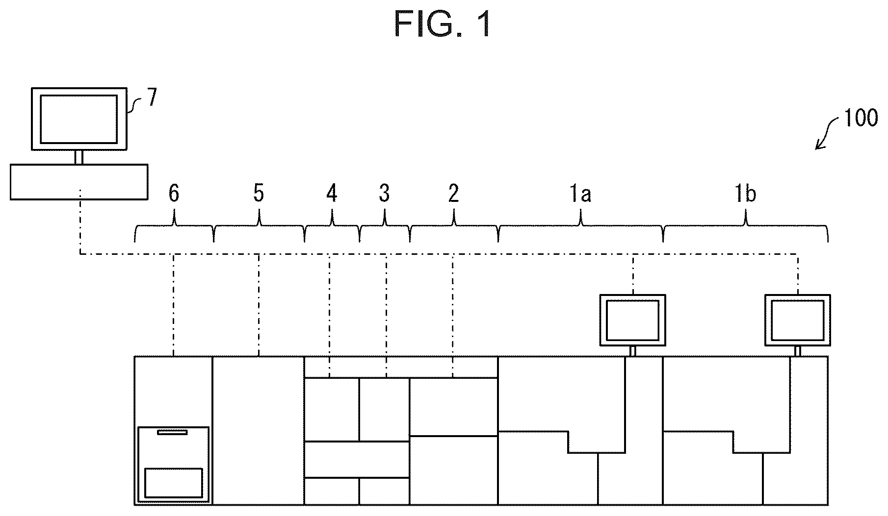 Patent US12306200 Figure 1 – Method of transporting rack and sample measurement system