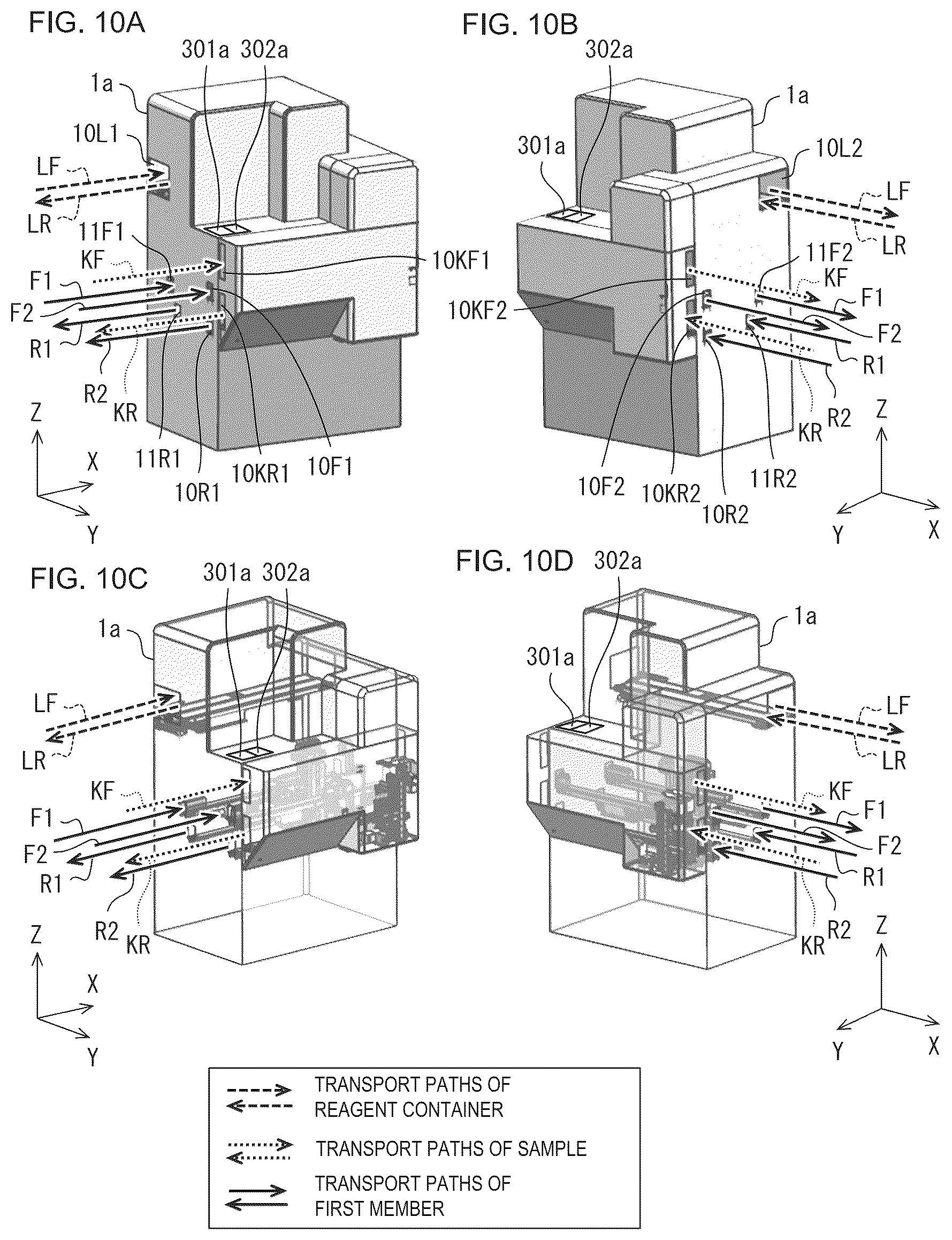 Patent US12306200 Figure 11 – Method of transporting rack and sample measurement system