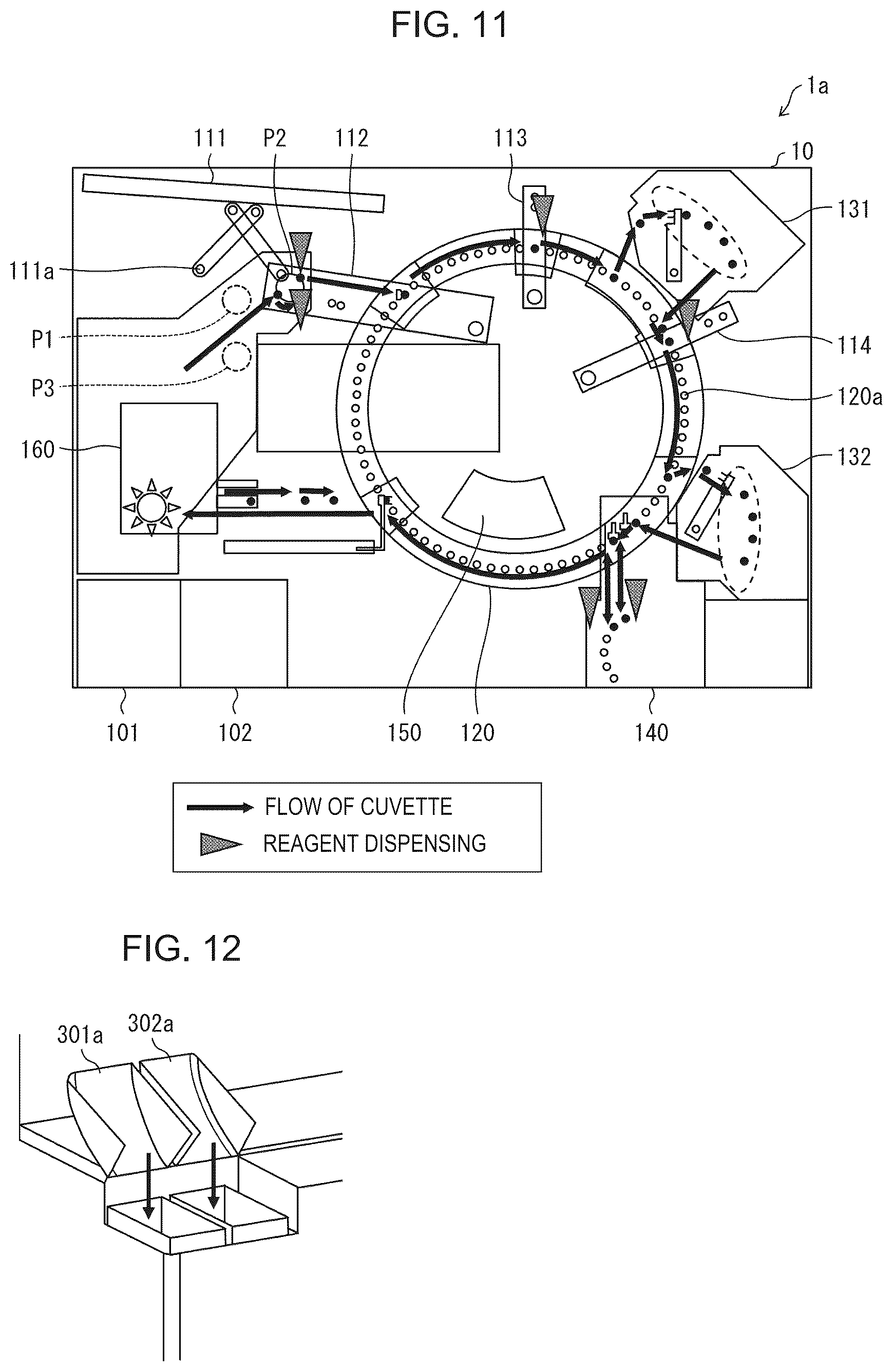 Patent US12306200 Figure 12 – Method of transporting rack and sample measurement system