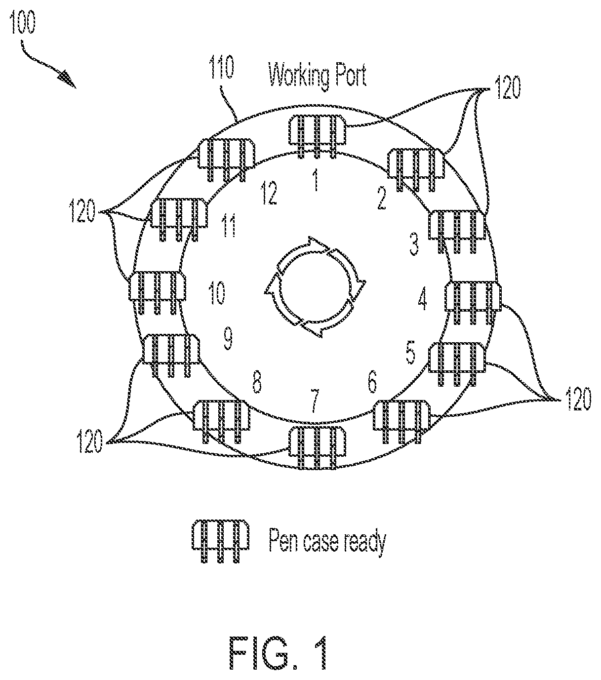 Patent US12306204 — Apparatus and methods for cleaning and/or exchanging medical devices — Figure 1