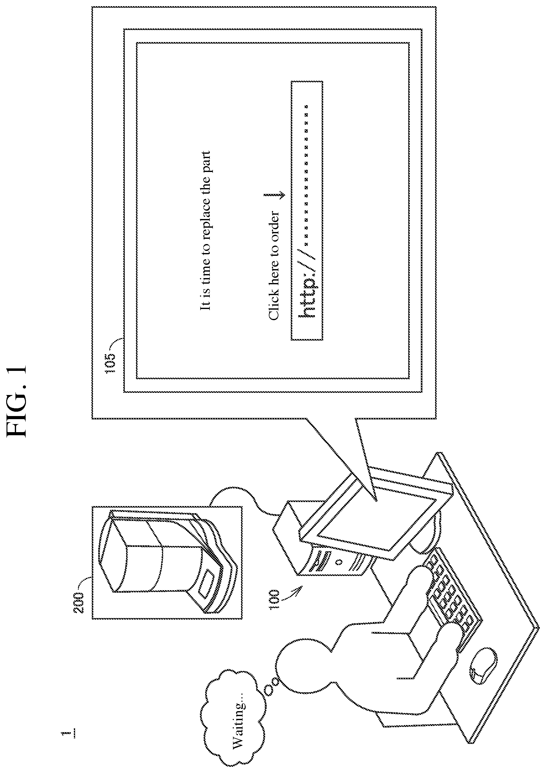 Patent US12306208 Figure 1 – Information providing system, server device, and analyzer