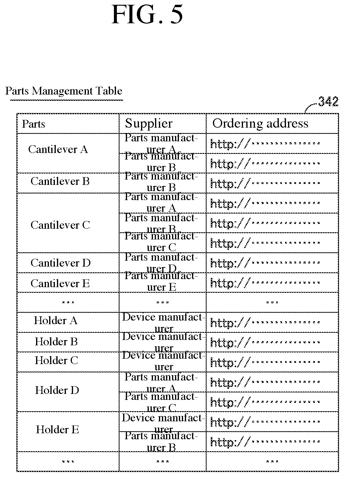 Patent US12306208 Figure 5 – Information providing system, server device, and analyzer