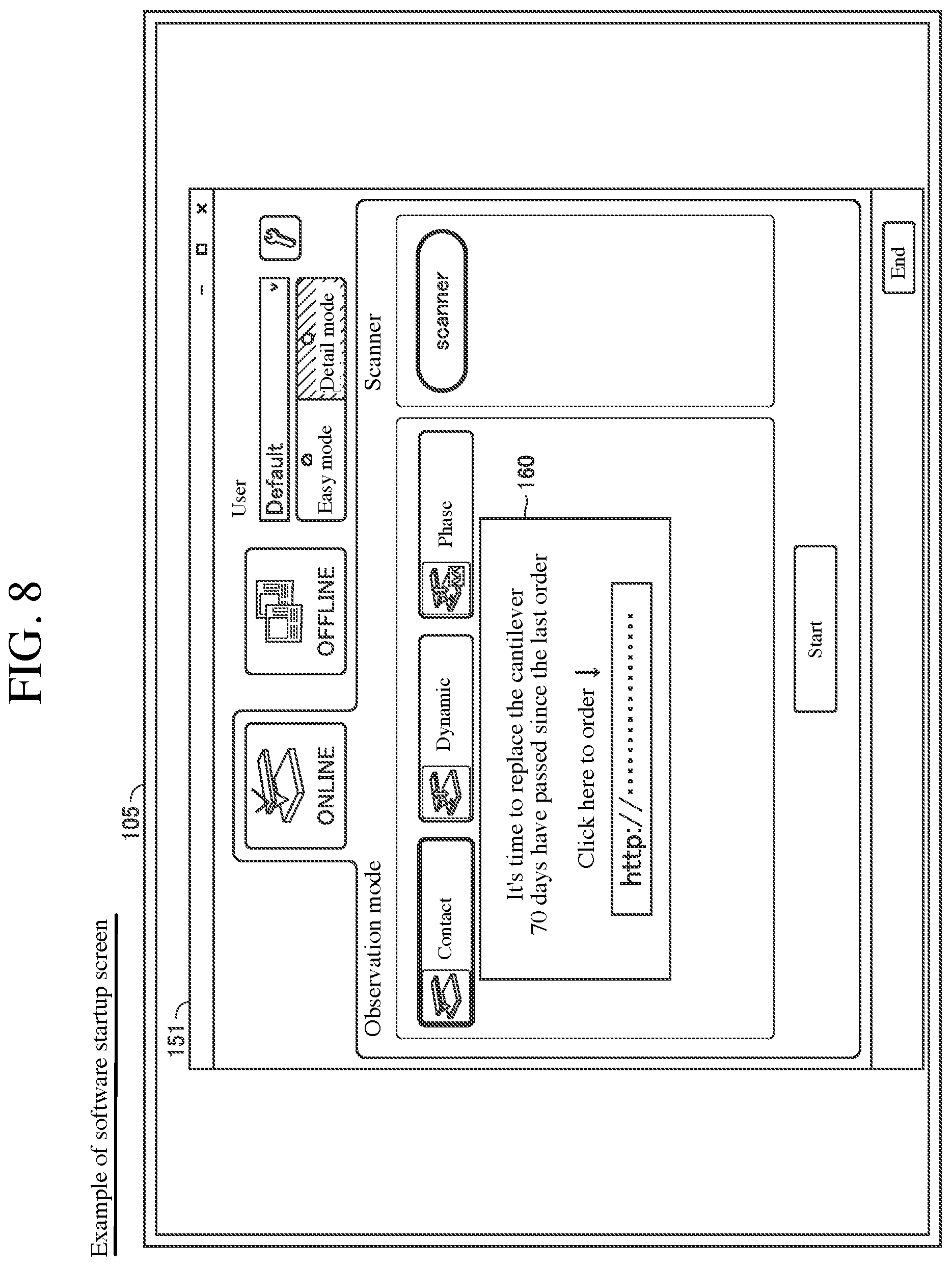 Patent US12306208 Figure 8 – Information providing system, server device, and analyzer