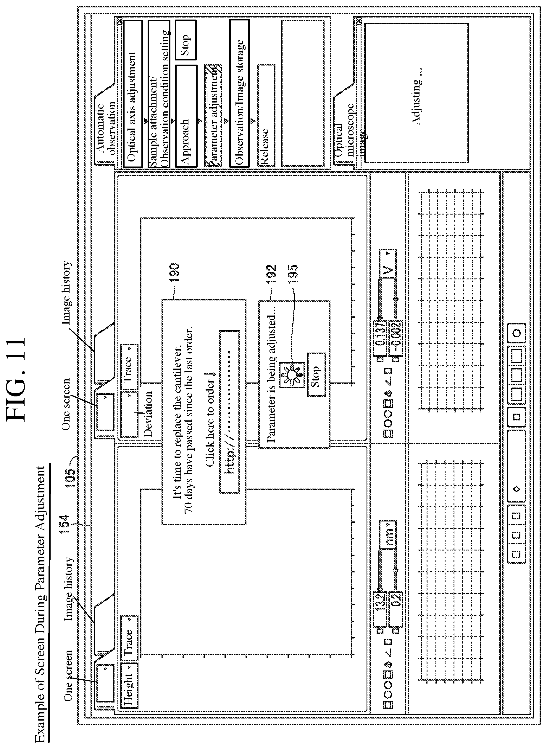Patent US12306208 Figure 11 – Information providing system, server device, and analyzer