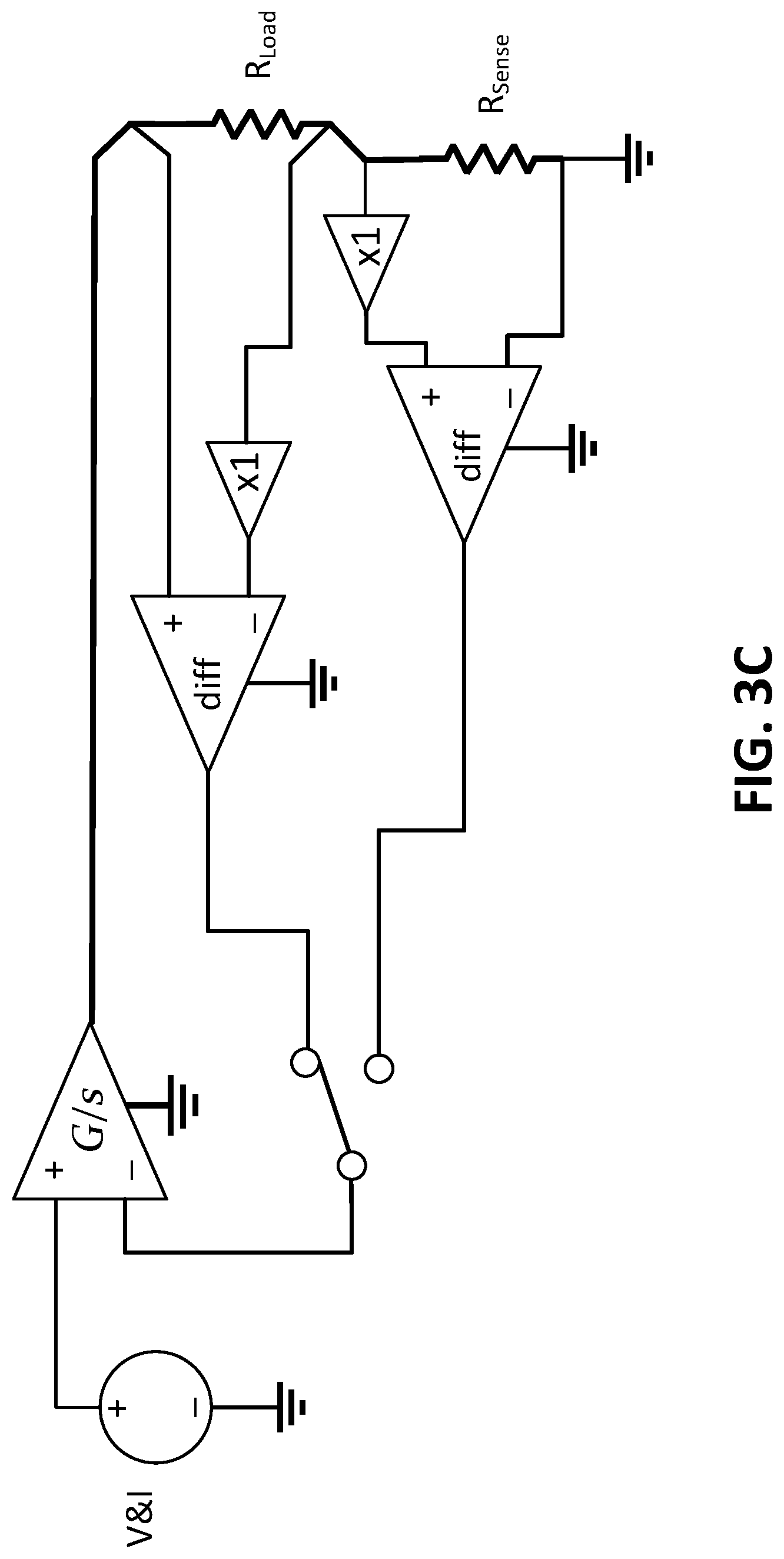 Patent US12306209 Figure 5 – High current extension for a dual-stage source measure unit