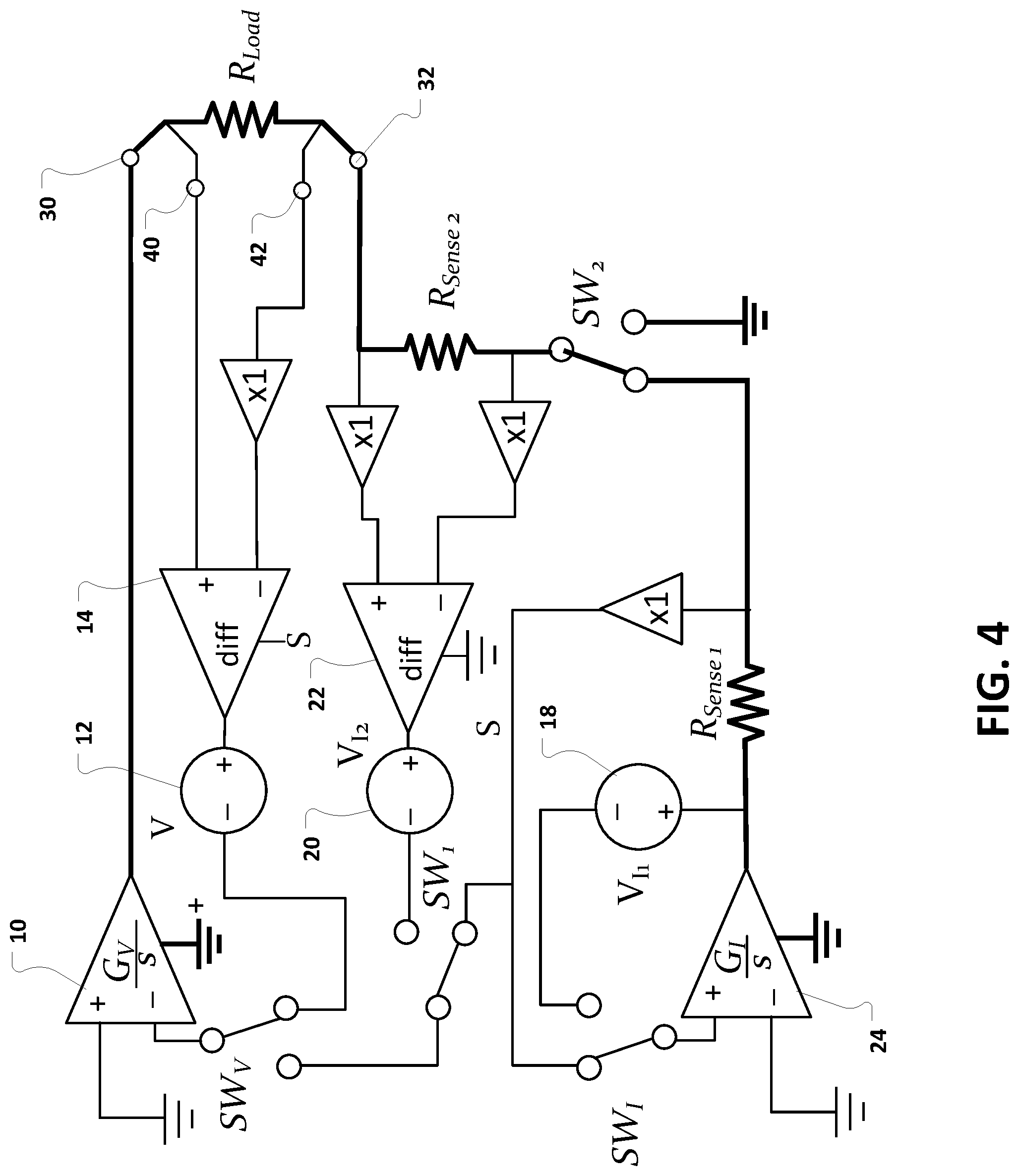 Patent US12306209 Figure 7 – High current extension for a dual-stage source measure unit