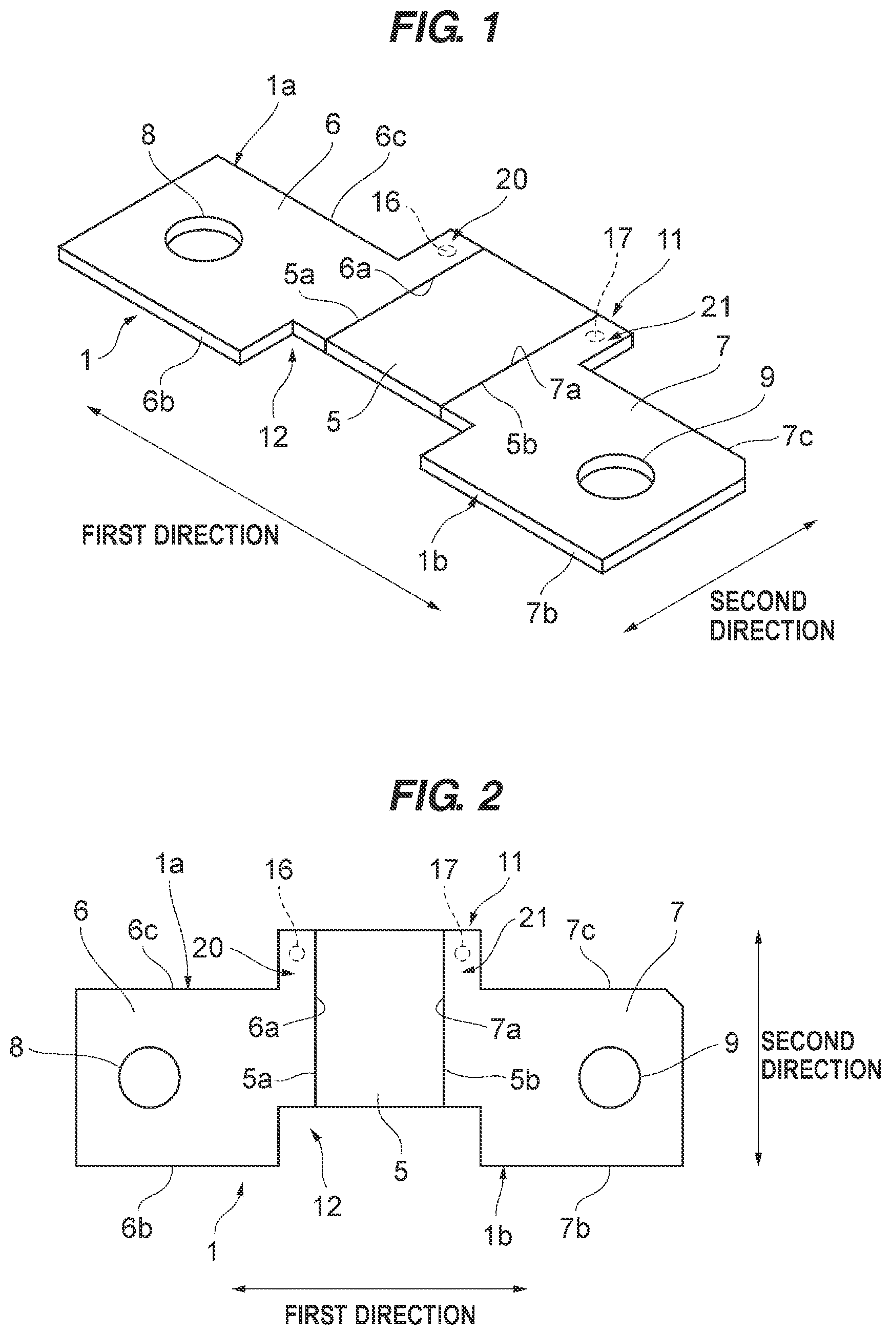 Patent US12306211 Figure 1 – Shunt resistor, method for manufacturing shunt resistor, and current detection device