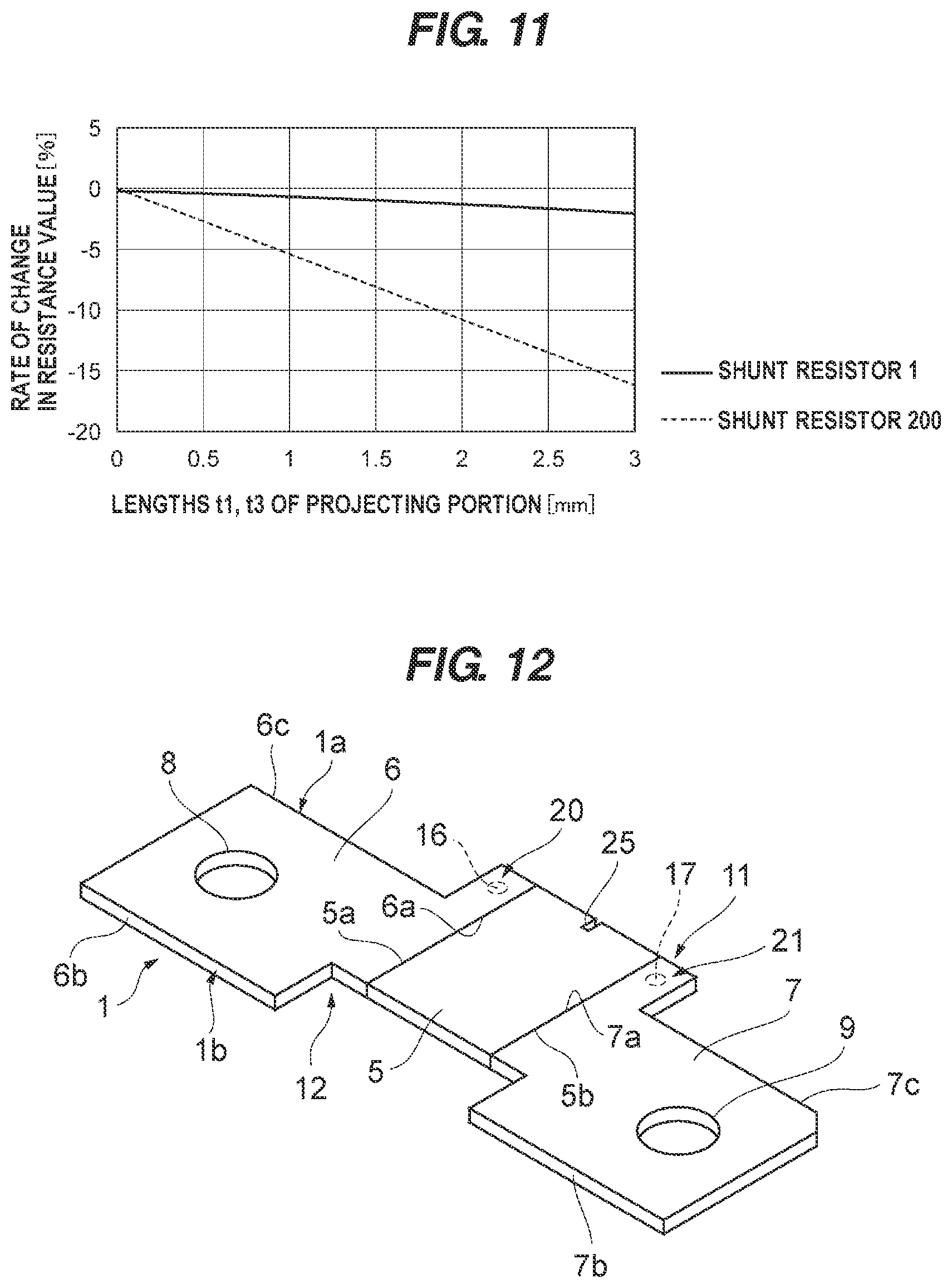 Patent US12306211 Figure 6 – Shunt resistor, method for manufacturing shunt resistor, and current detection device