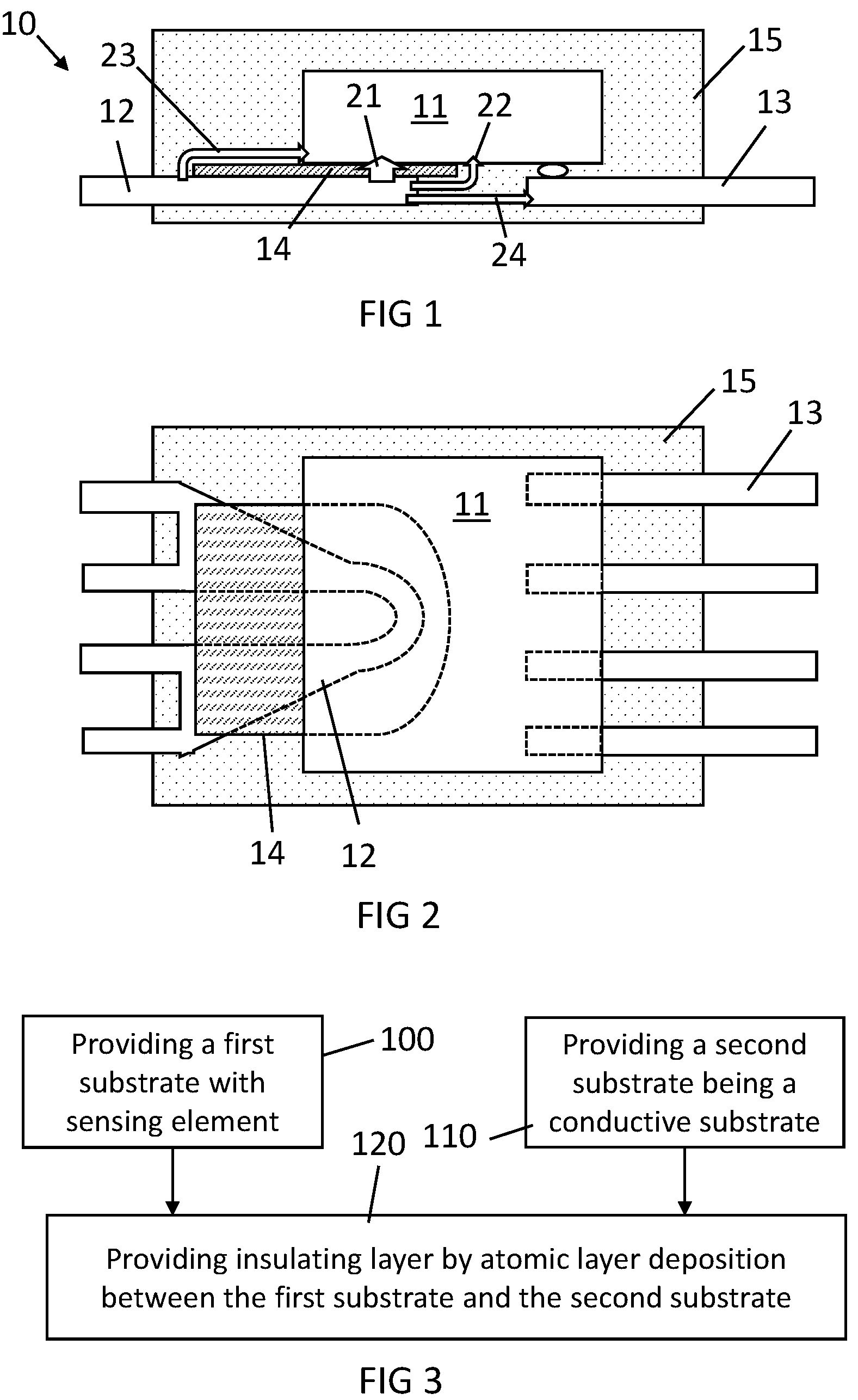 Patent US12306212 Figure 1 – Conformal deposition for high voltage isolation