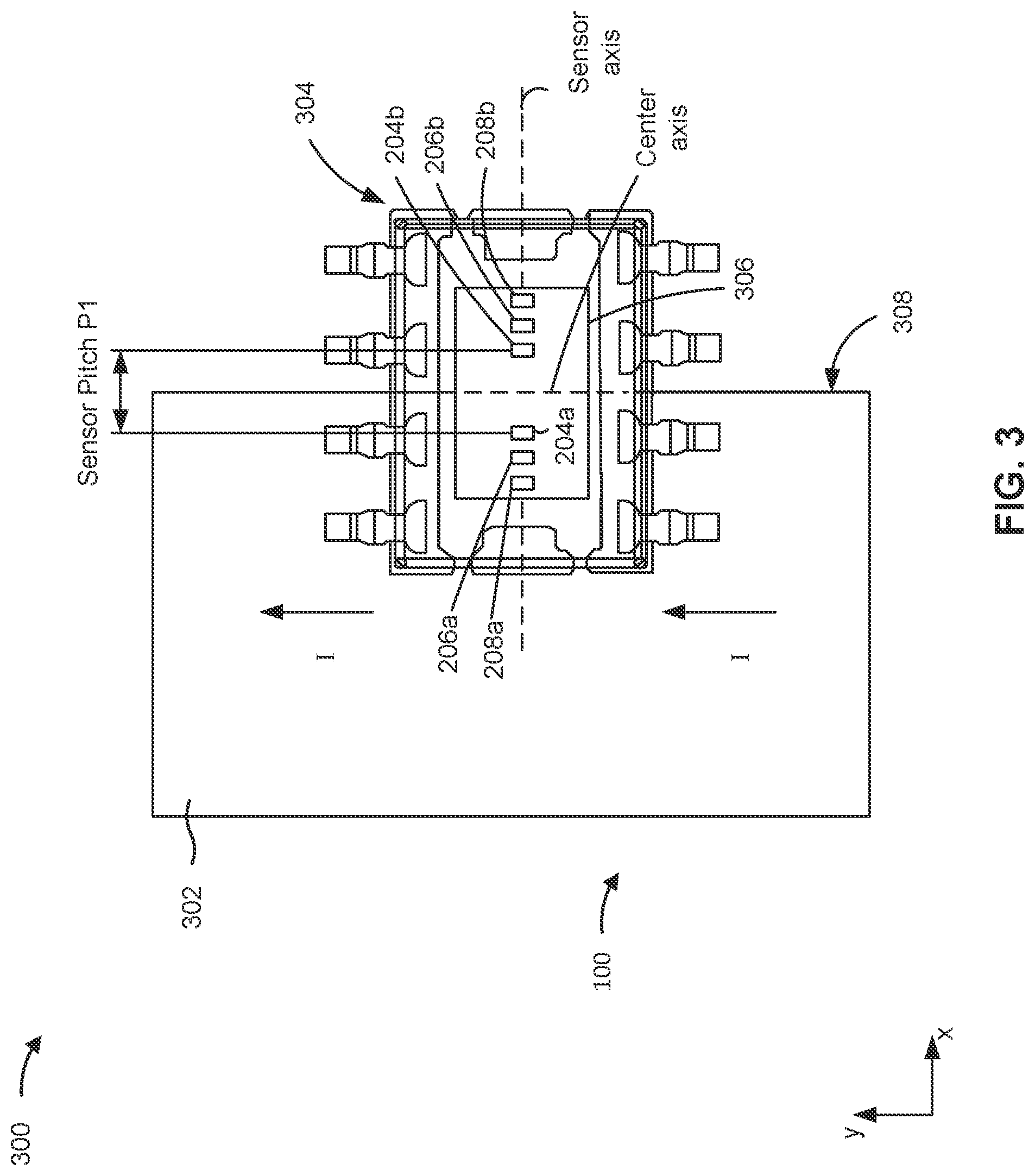Patent US12306214 Figure 5 – Adjustable sensitivity ranges for magnetic field sensors