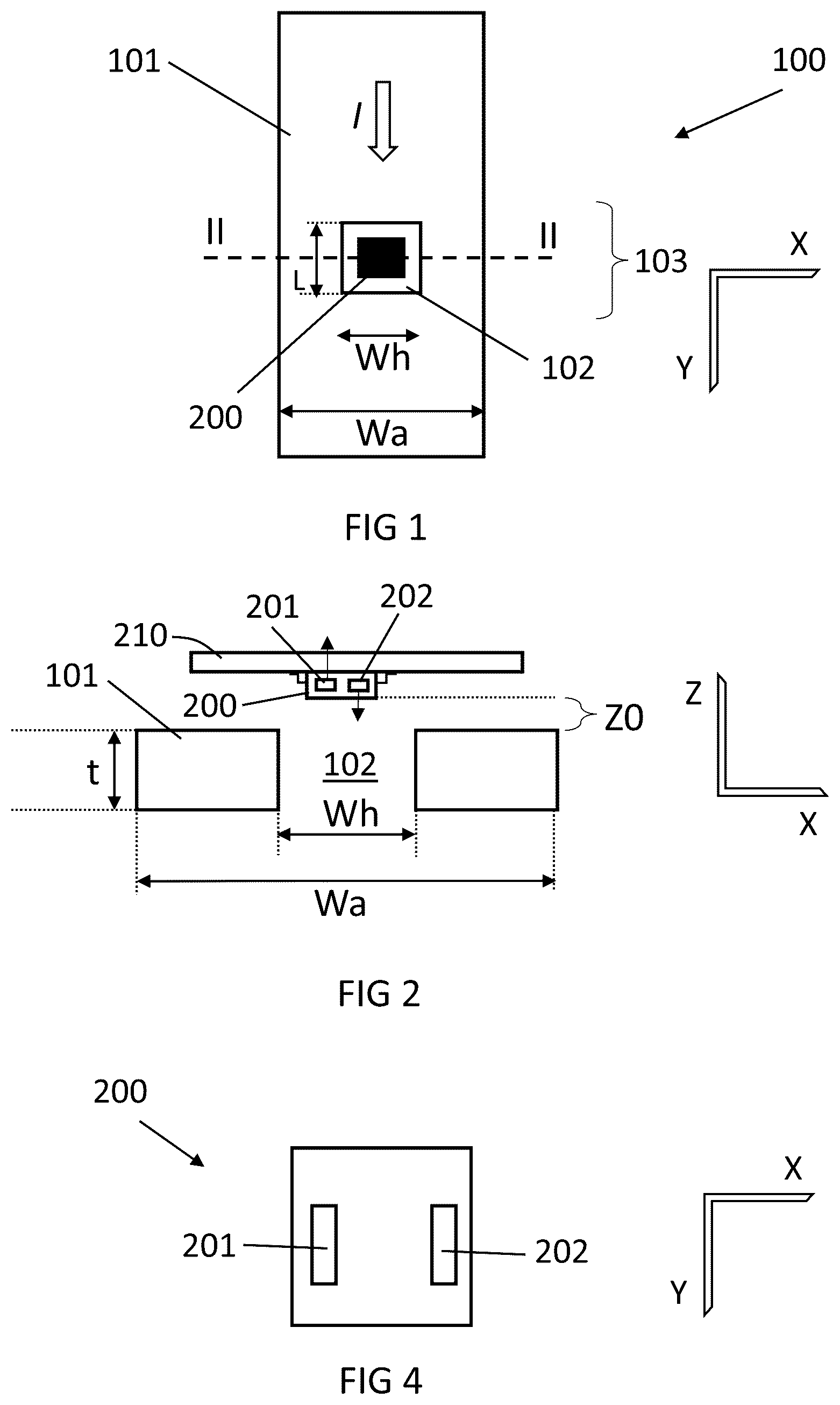 Patent US12306217 Figure 1 – Current sensing with positioning stability
