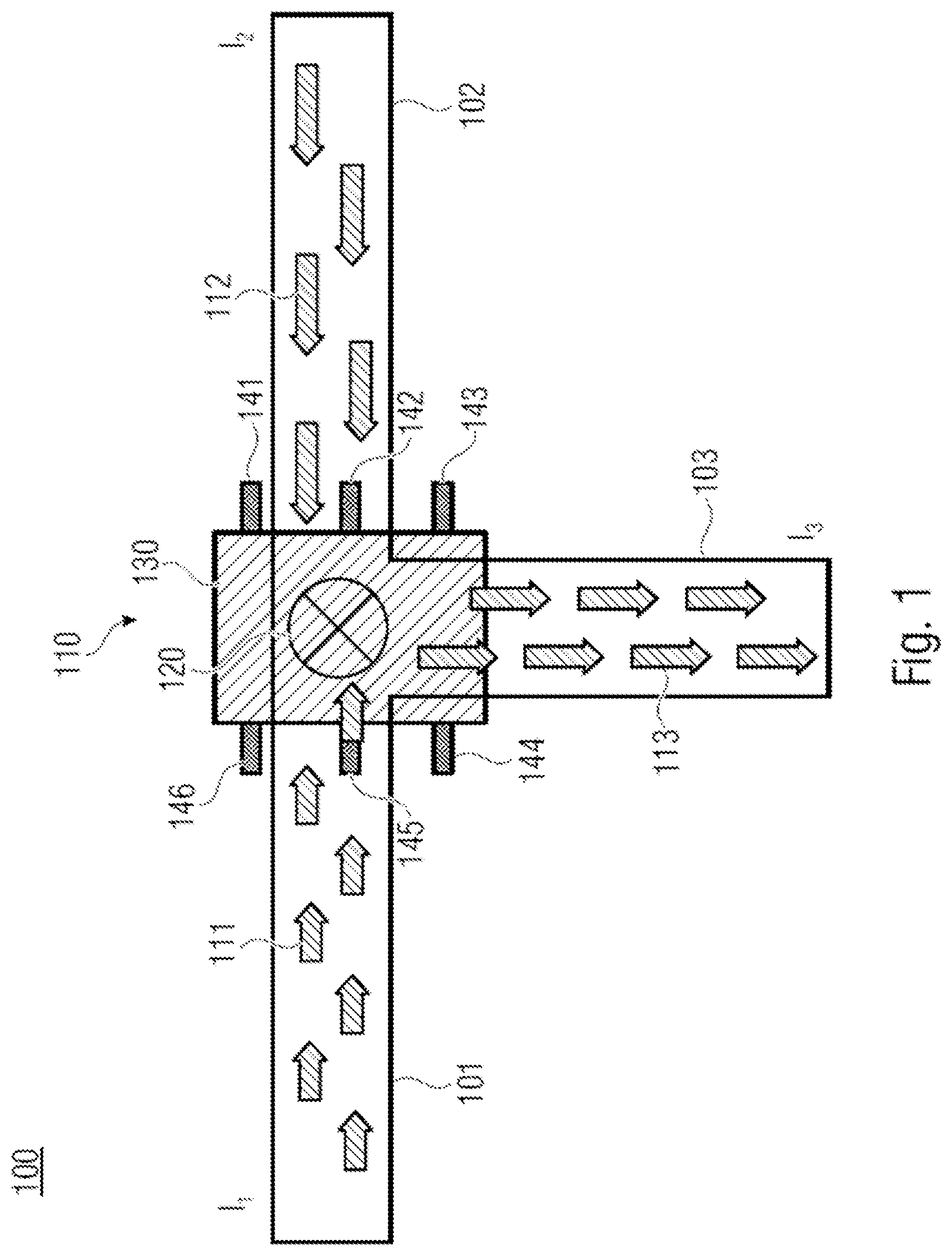 Patent US12306218 — Magnetic-field-based current measuring device and method for magnetic-field-based measurement of electric currents — Figure 1