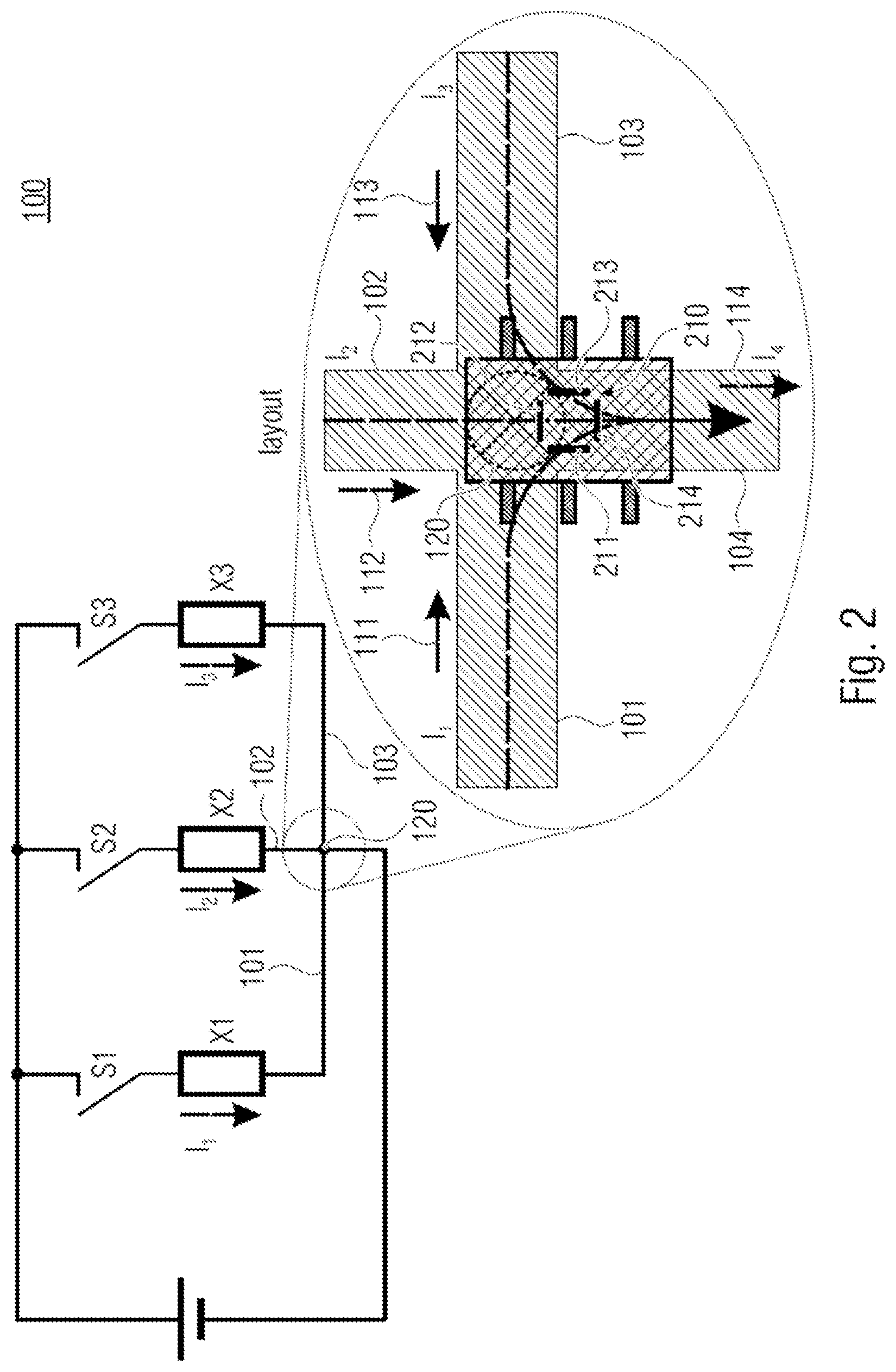 Patent US12306218 Figure 2 – Magnetic-field-based current measuring device and method for magnetic-field-based measurement of electric currents