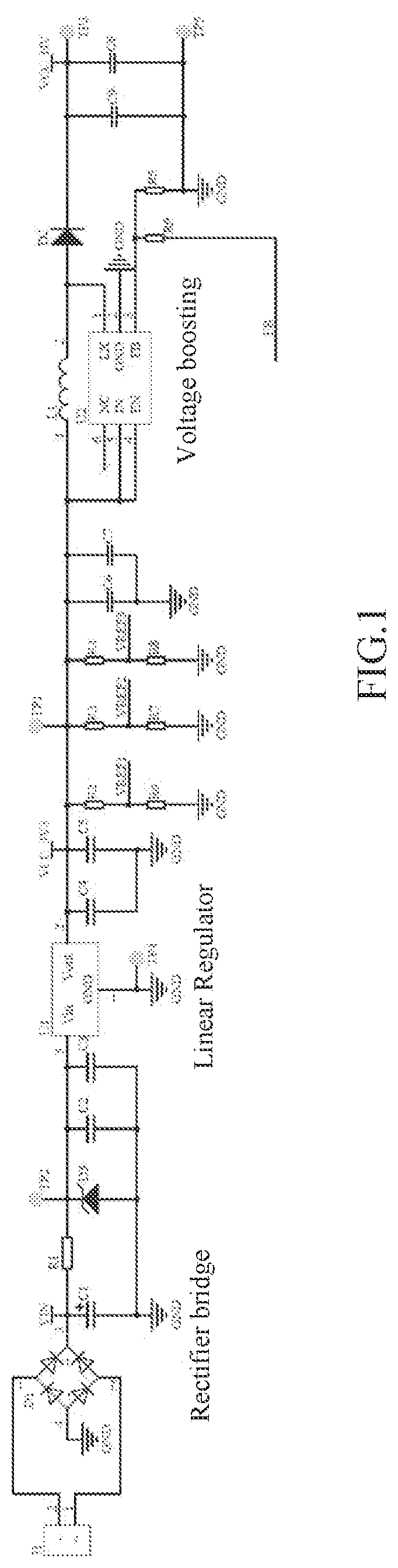 Patent US12306221 Figure 1 – Indicator light circuit configured for micro-current and micro-current shower head