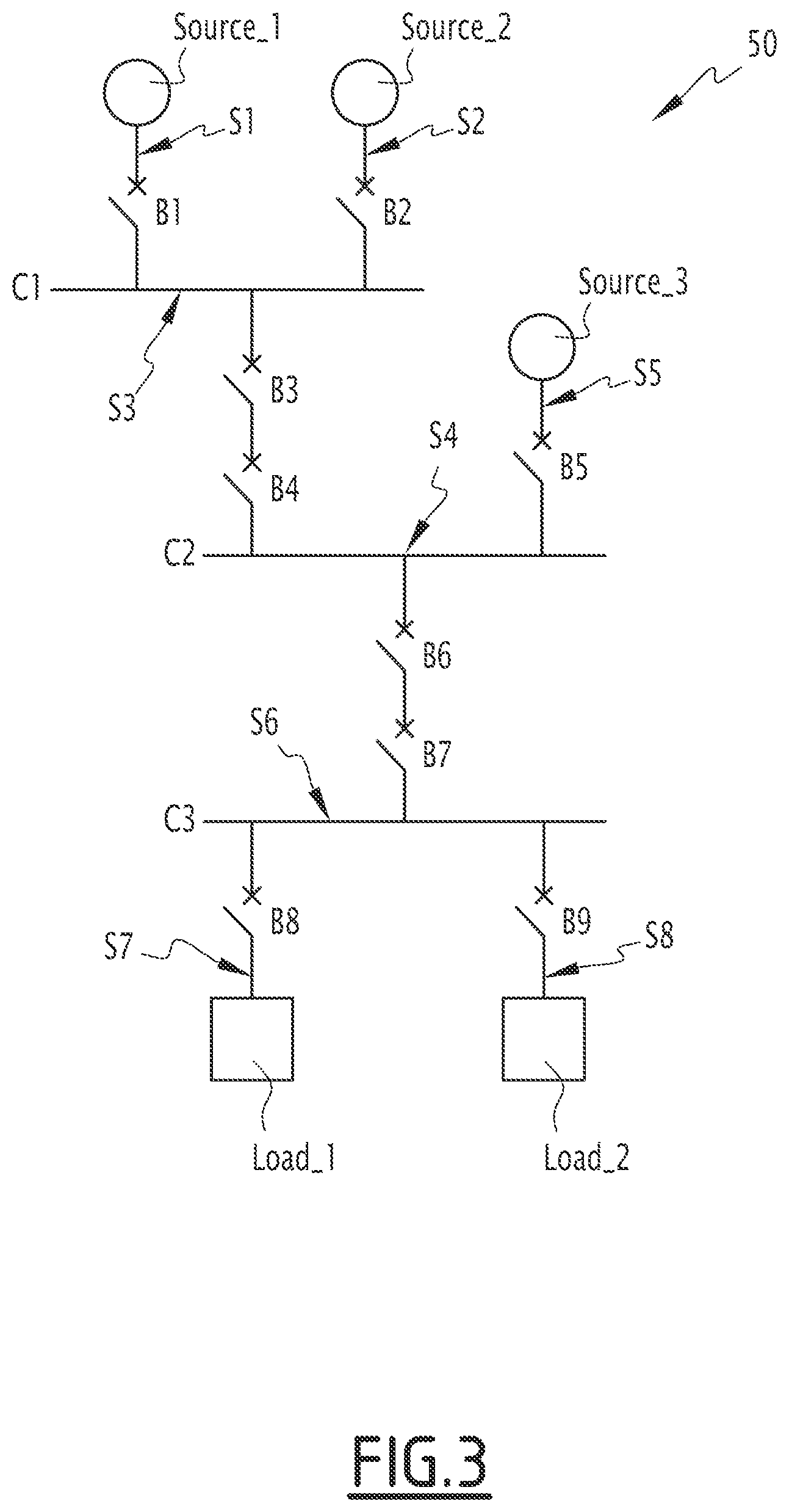 Patent US12306222 Figure 3 – Centralized electrical protection methods, devices and systems for microgrids